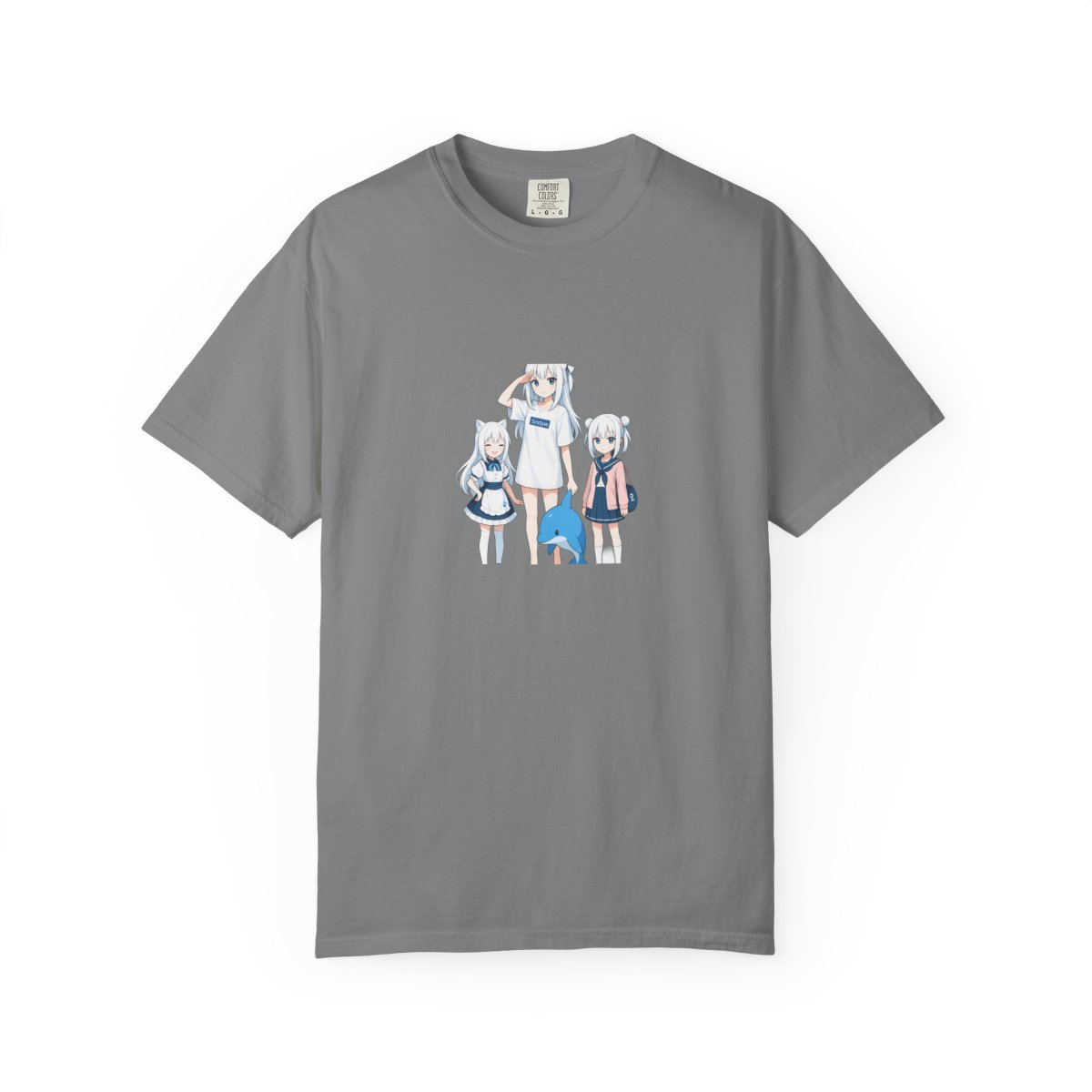 Ethereal White-Haired Anime Girls Kawaii Dress - alternate angle 4, merchandise