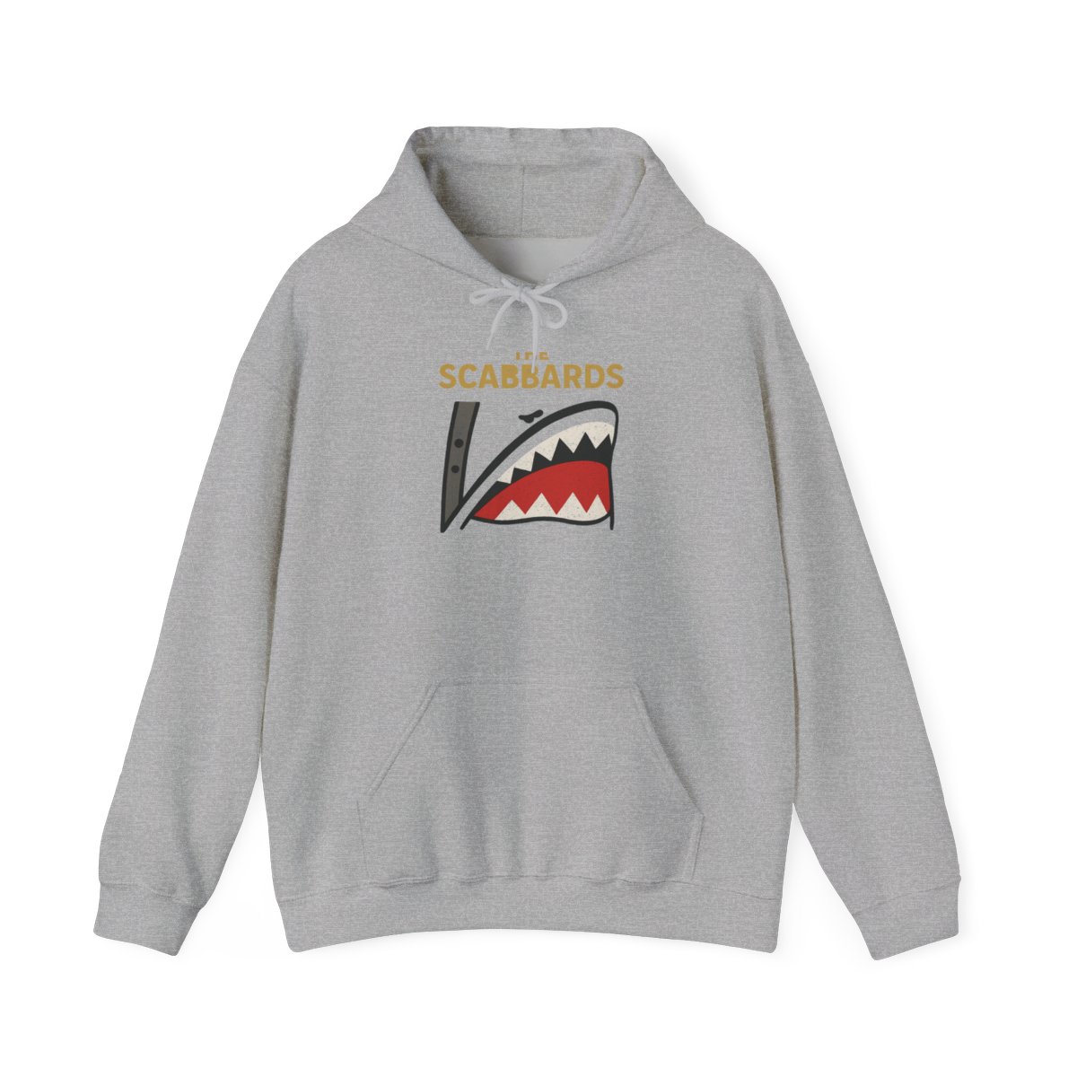 Shark Mouth The Scabbards Bold Graphic Hoodie - alternate angle 3, merchandise
