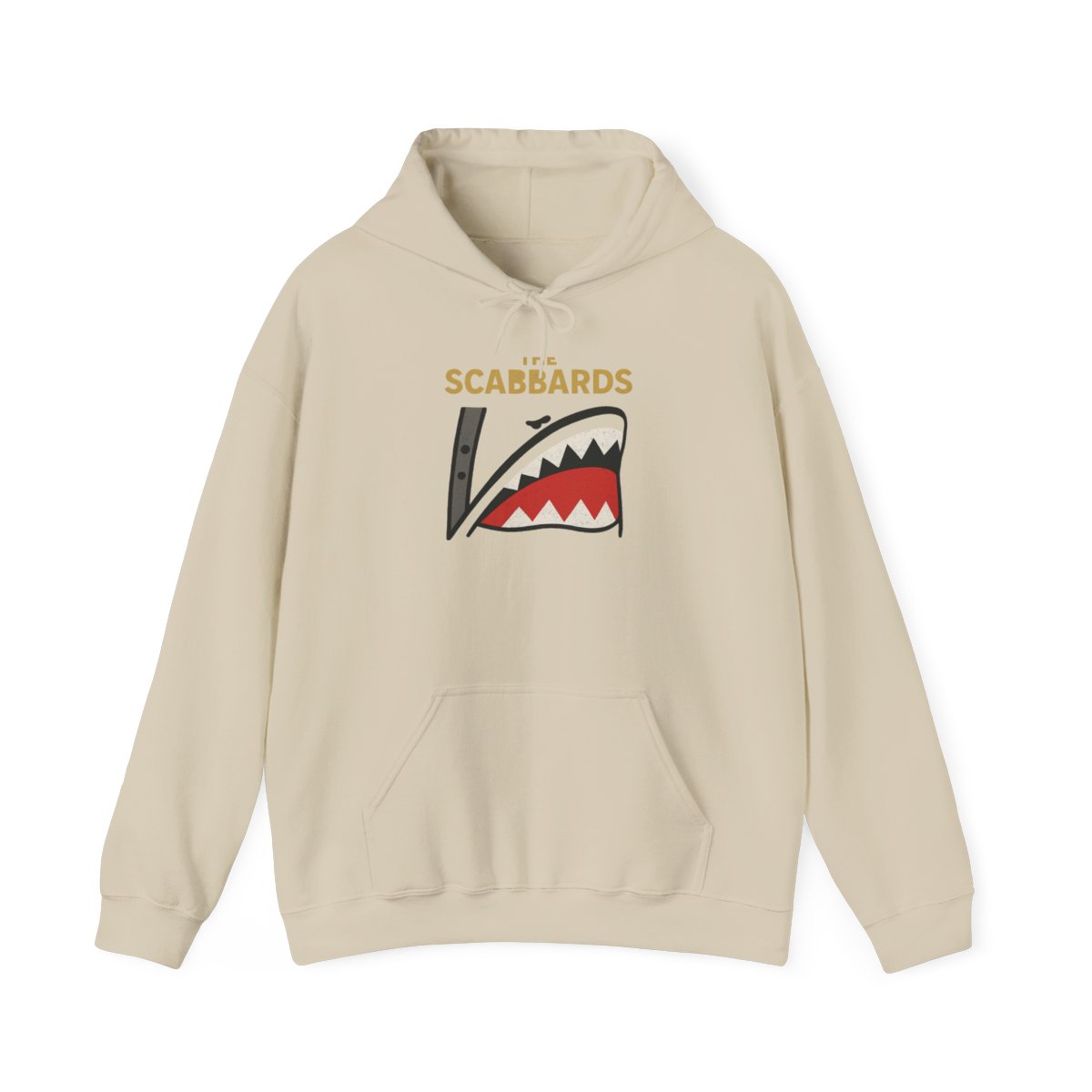 Shark Mouth The Scabbards Bold Graphic Hoodie - alternate angle 2, merchandise