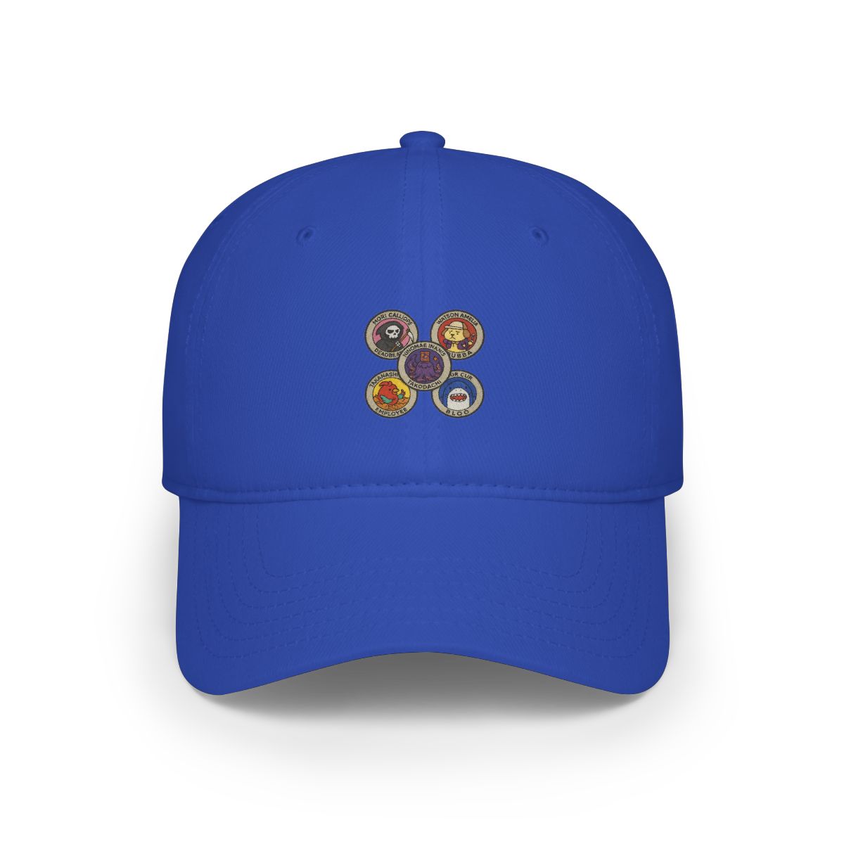 Whimsical Creature Embroidered Patches Hat - alternate angle 5, merchandise