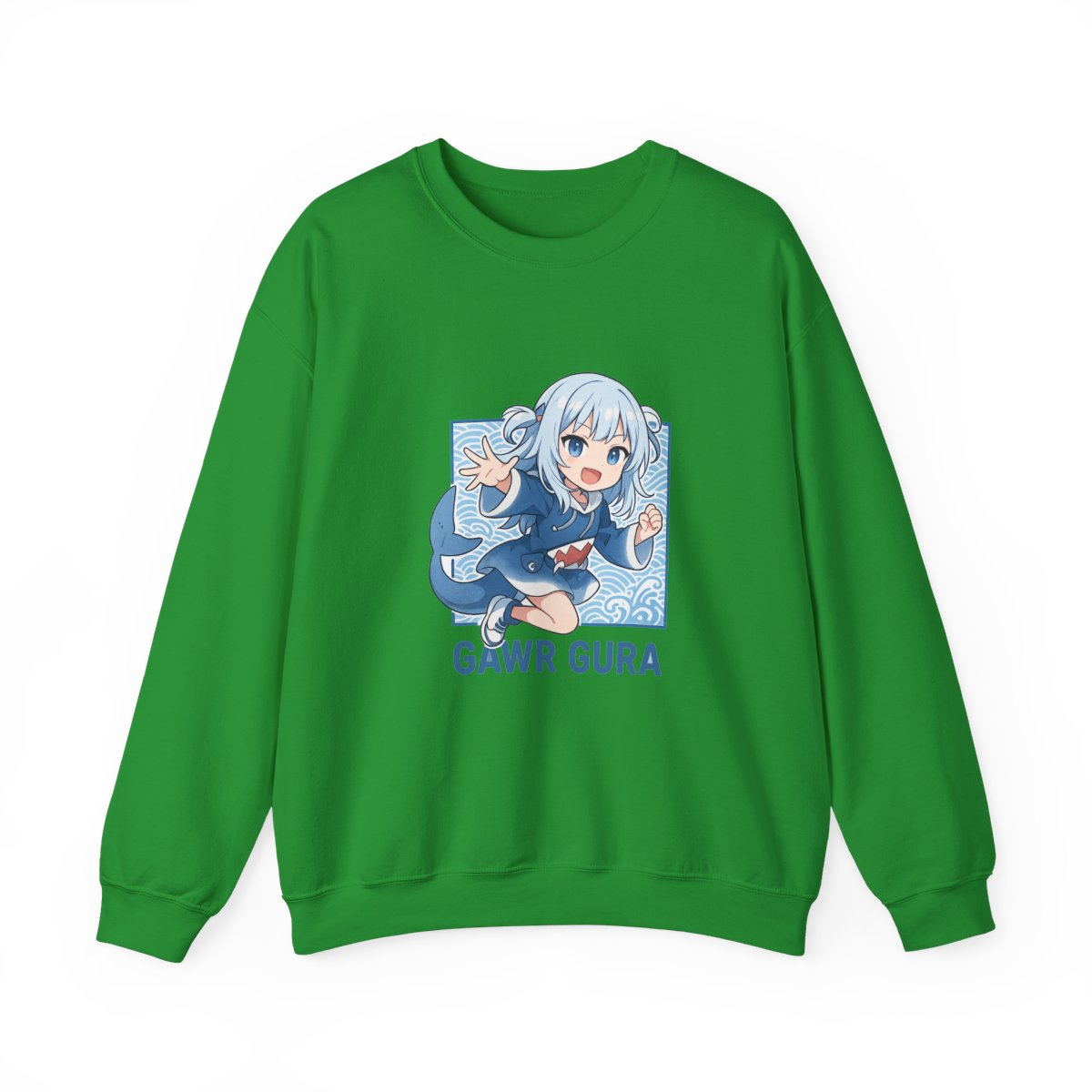 Gawr Gura Hololive Shark VTuber Sweatshirt - alternate angle 2, merchandise