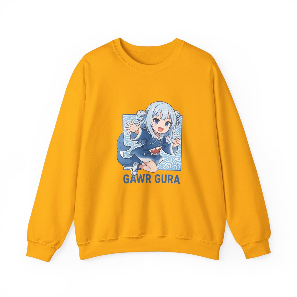 Gawr Gura Hololive Shark VTuber Sweatshirt - alternate angle 3, merchandise