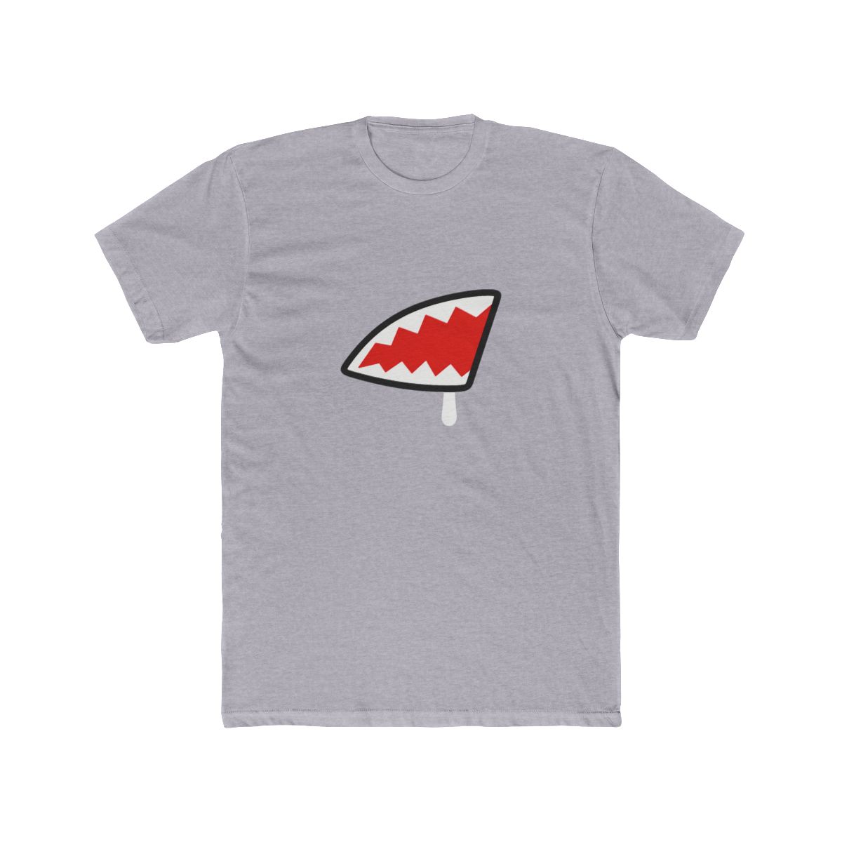 Dripping Shark Tooth Bold Graphic T Shirt - alternate angle 4, merchandise