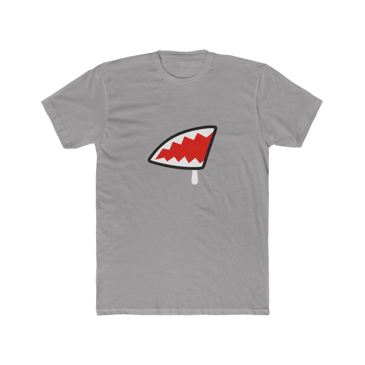 Dripping Shark Tooth Bold Graphic T Shirt