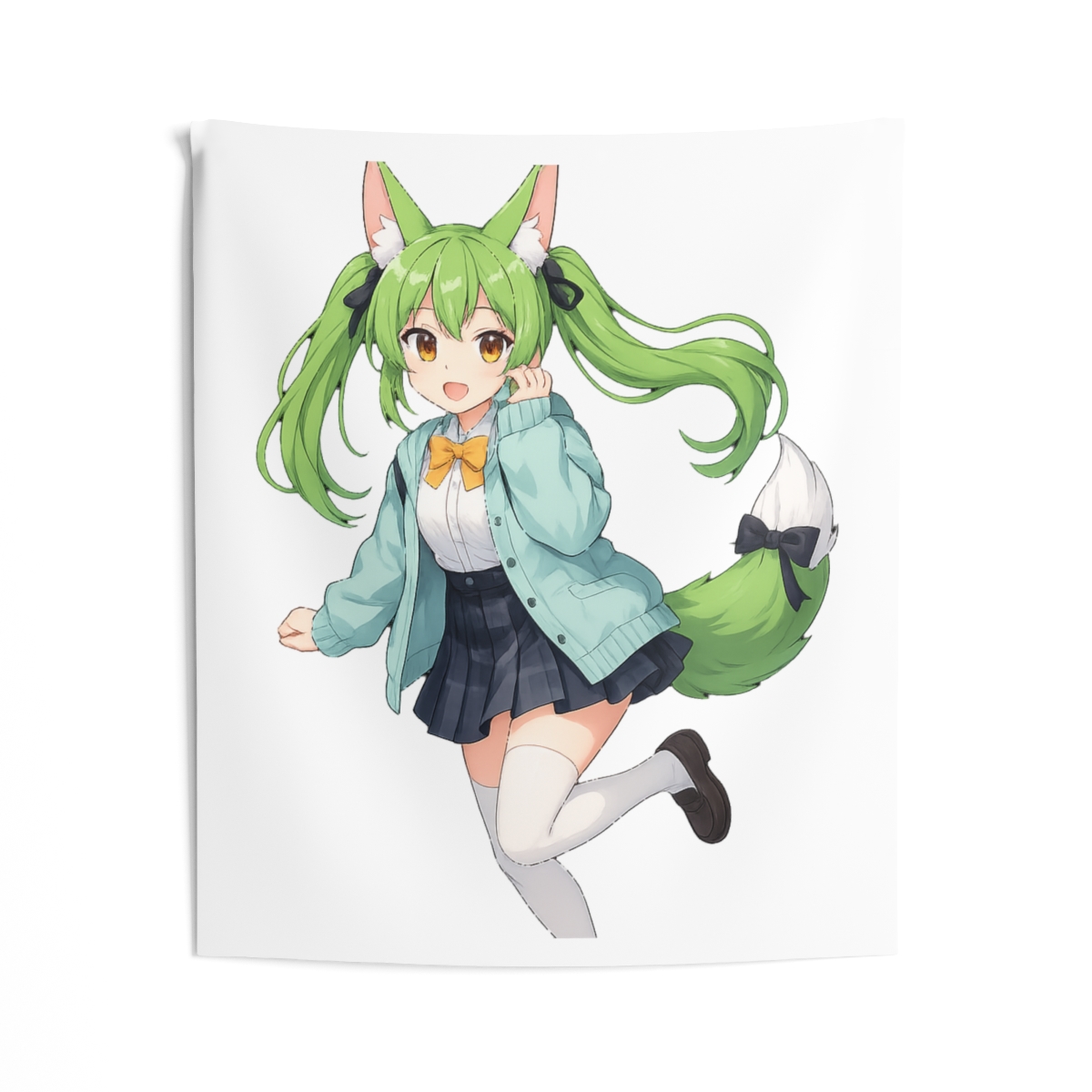 [20260405 - 20260505] "Mira Lupus Birthday Celebration 2026" Silky Suede Tapestry (B2 size / Art by ルヒカ-sensei) - alternate angle 2, merchandise