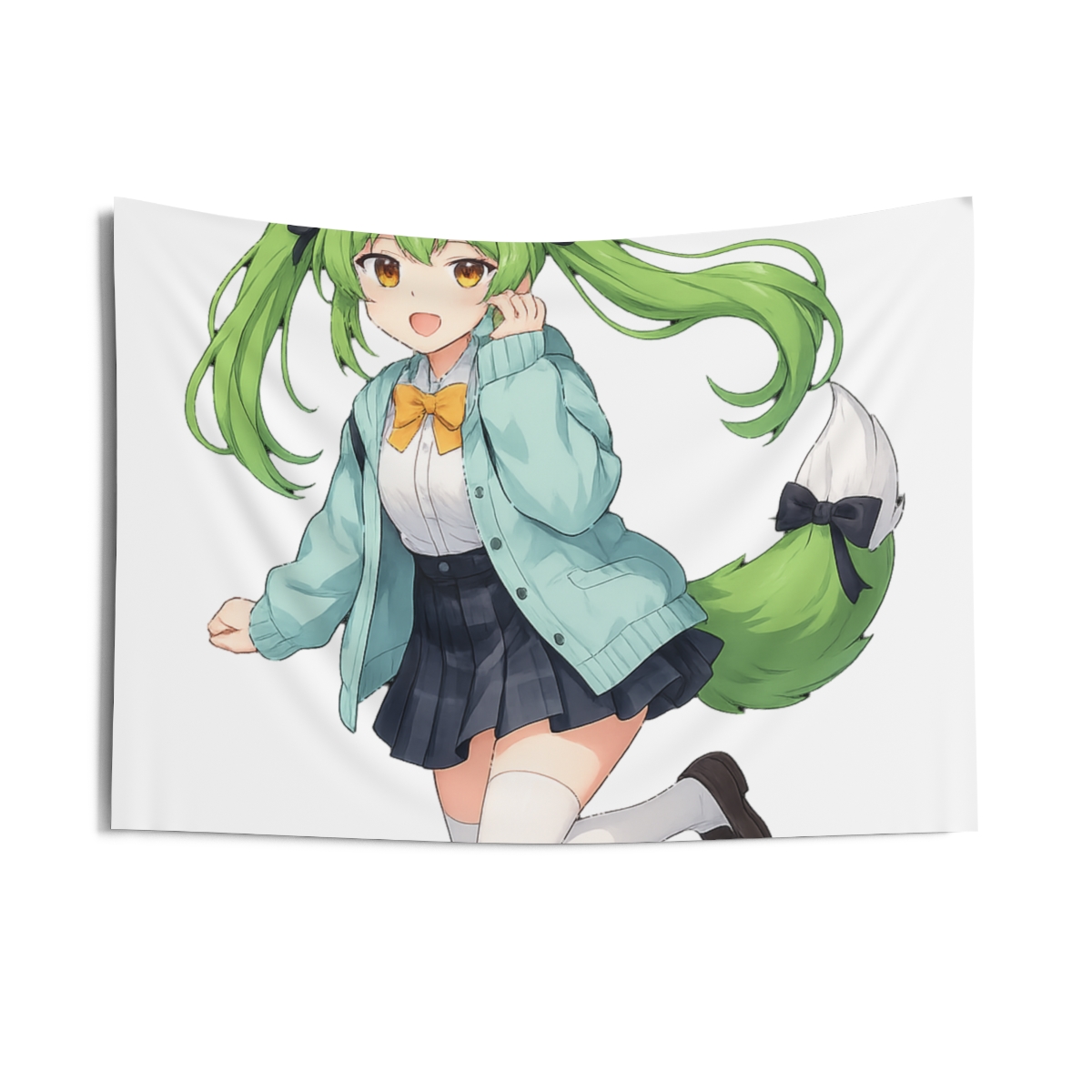 [20260405 - 20260505] "Mira Lupus Birthday Celebration 2026" Silky Suede Tapestry (B2 size / Art by ルヒカ-sensei) - alternate angle 3, merchandise