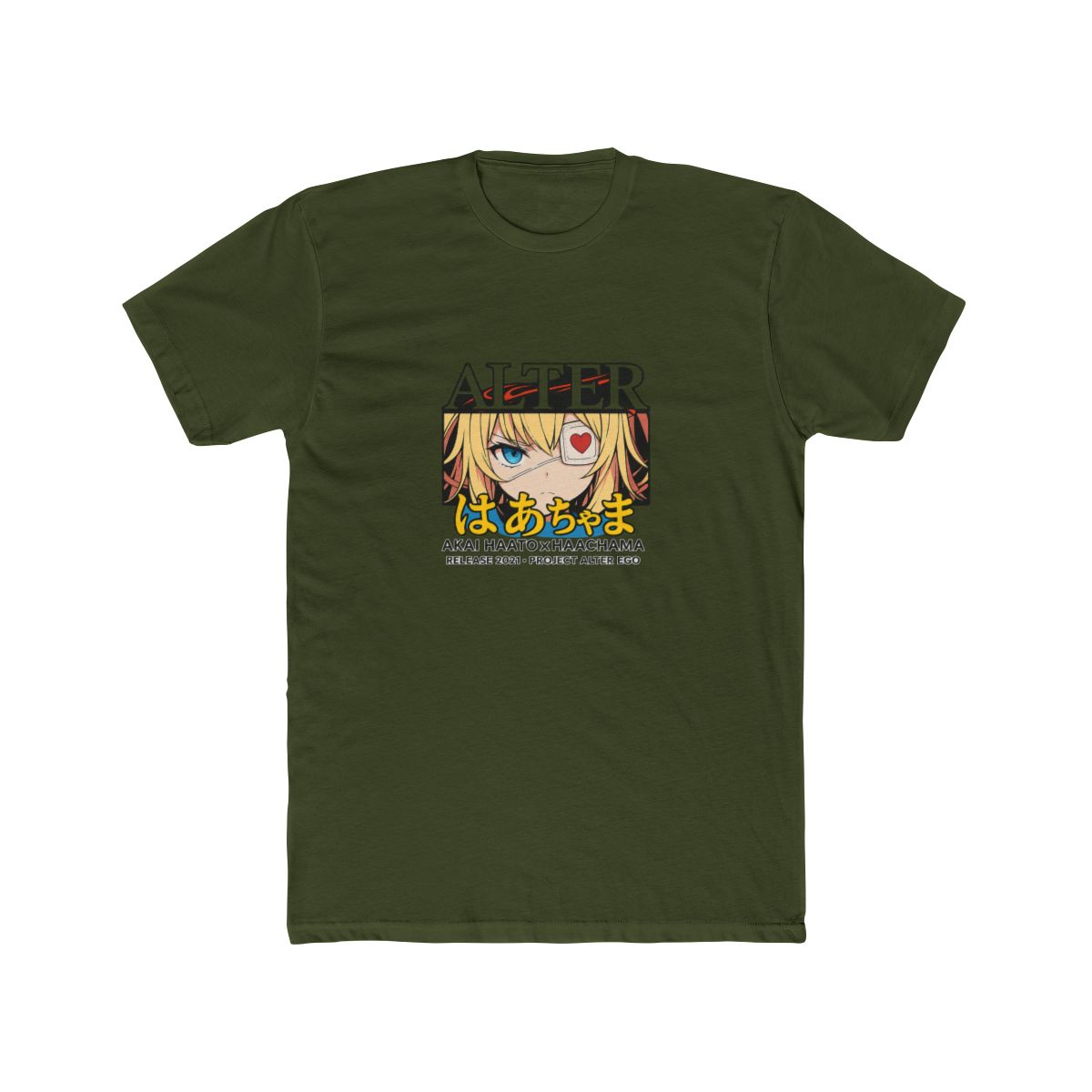 Hololive Japan Akai Haato Haachama - Alter T-Shirt - alternate angle 4, merchandise