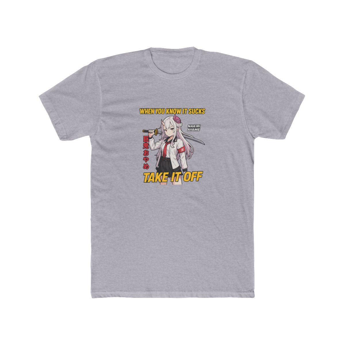 Hololive Japan Nakiri Ayame T-Shirt - alternate angle 3, merchandise