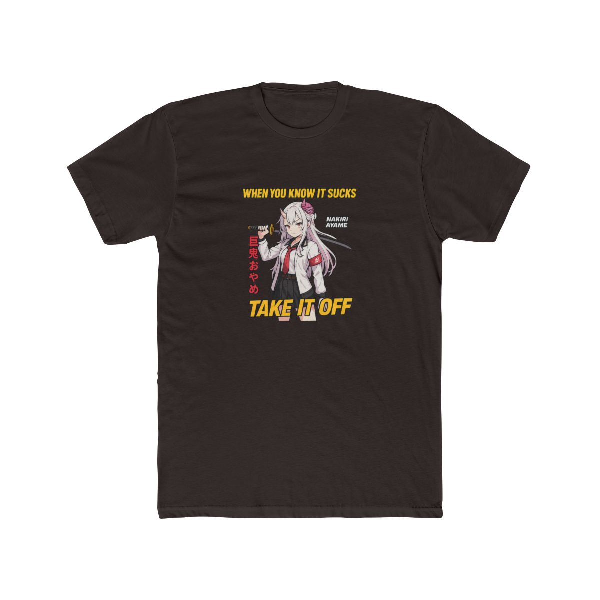 Hololive Japan Nakiri Ayame T-Shirt - alternate angle 2, merchandise
