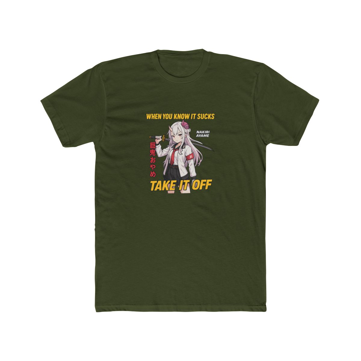 Hololive Japan Nakiri Ayame T-Shirt - alternate angle 4, merchandise