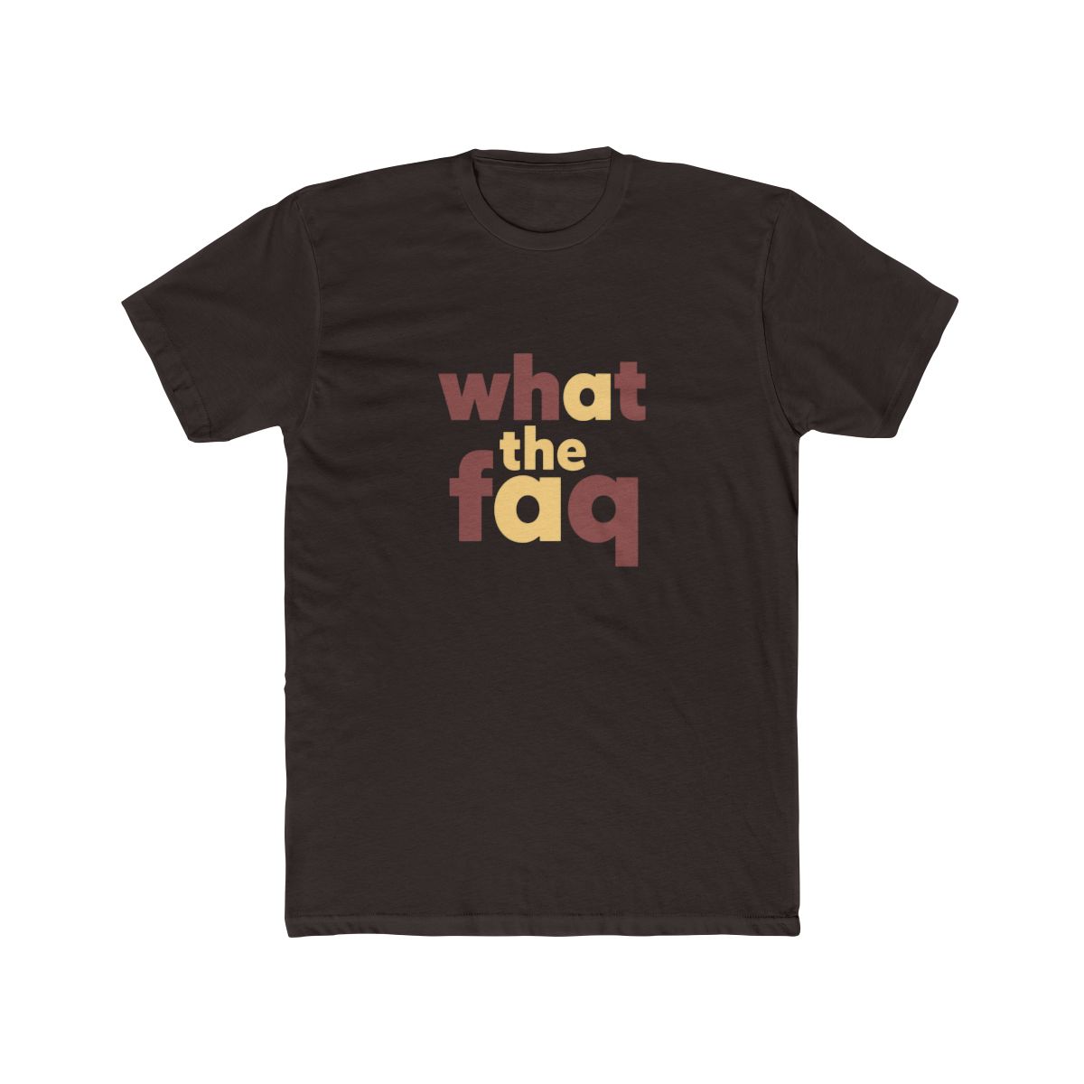 What The Faq Yubi! T-Shirt - alternate angle 3, merchandise