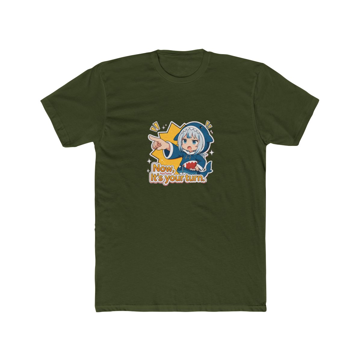 Gawr Gura Mario Party It's Your Turn T Shirt - Hololive Gamer Gift - alternate angle 5, merchandise