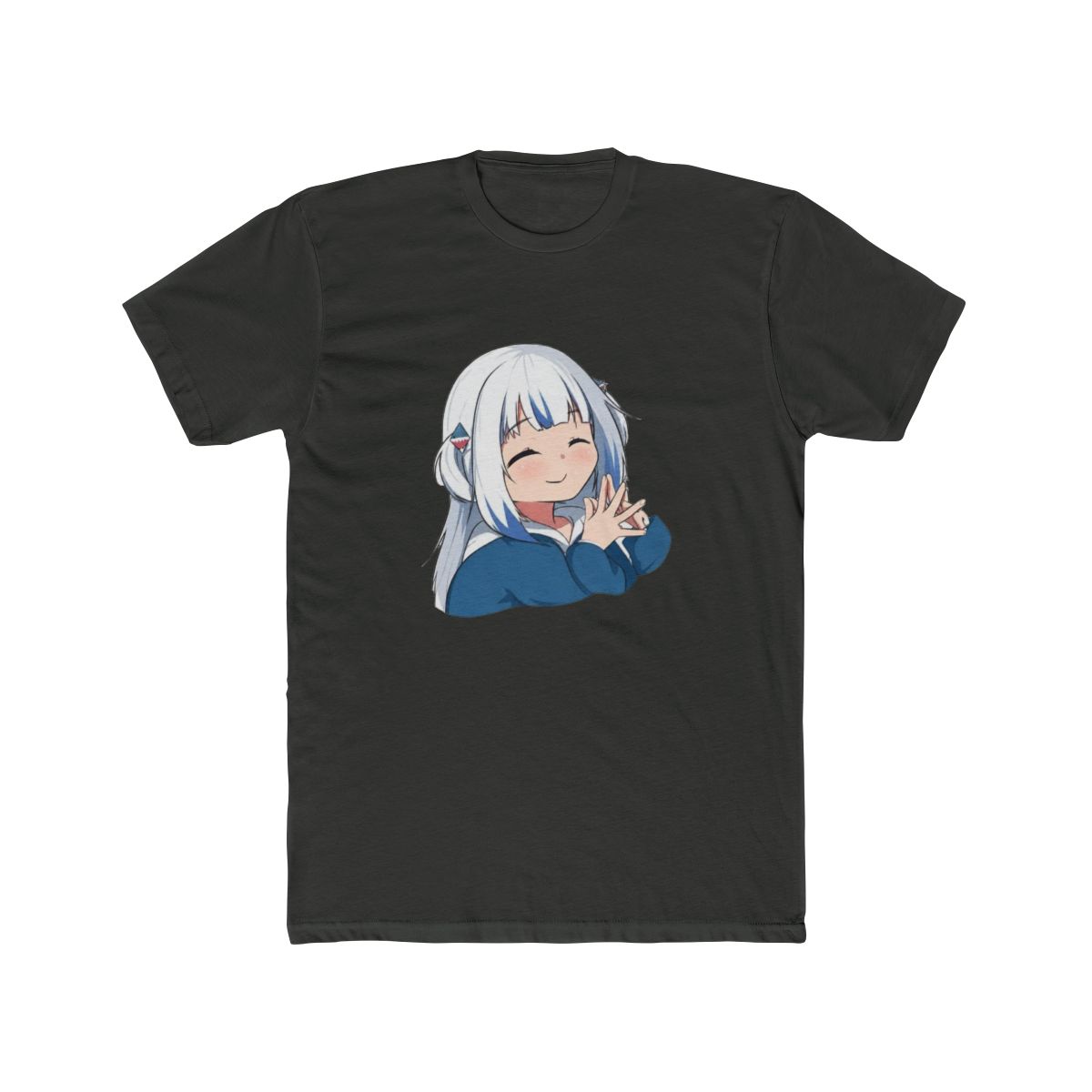 Gawr Gura Adorable Shark VTuber Long Sleeve T Shirt - Hololive Fan Gift - alternate angle 4, merchandise