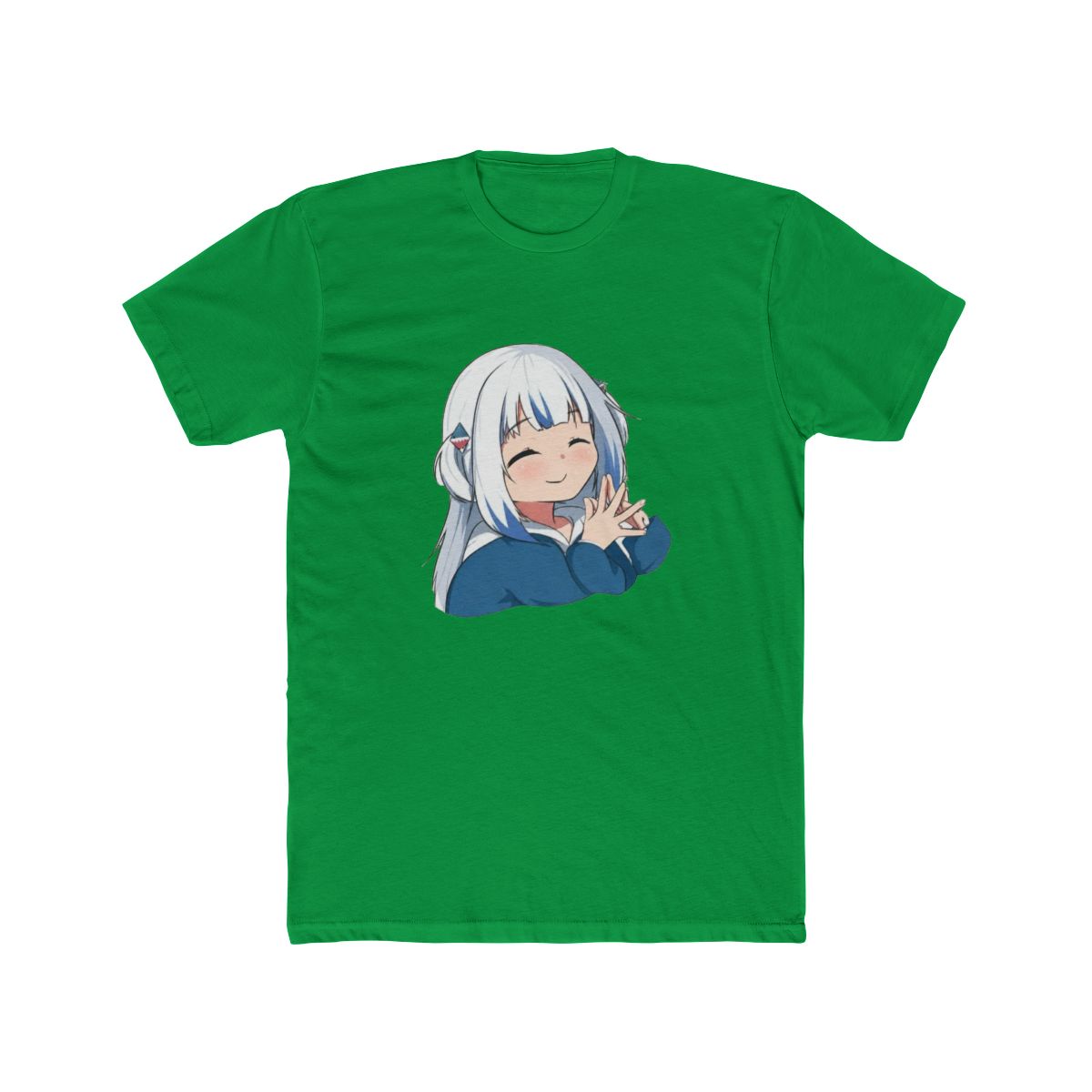 Gawr Gura Adorable Shark VTuber Long Sleeve T Shirt - Hololive Fan Gift - alternate angle 5, merchandise