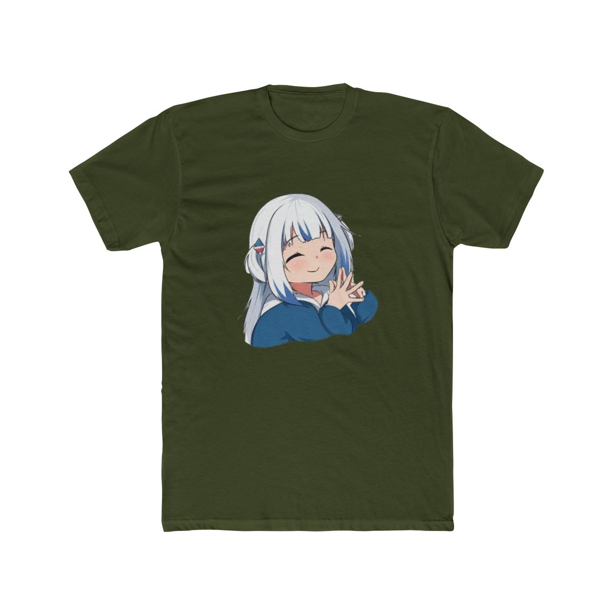 Gawr Gura Adorable Shark VTuber Long Sleeve T Shirt - Hololive Fan Gift - alternate angle 3, merchandise