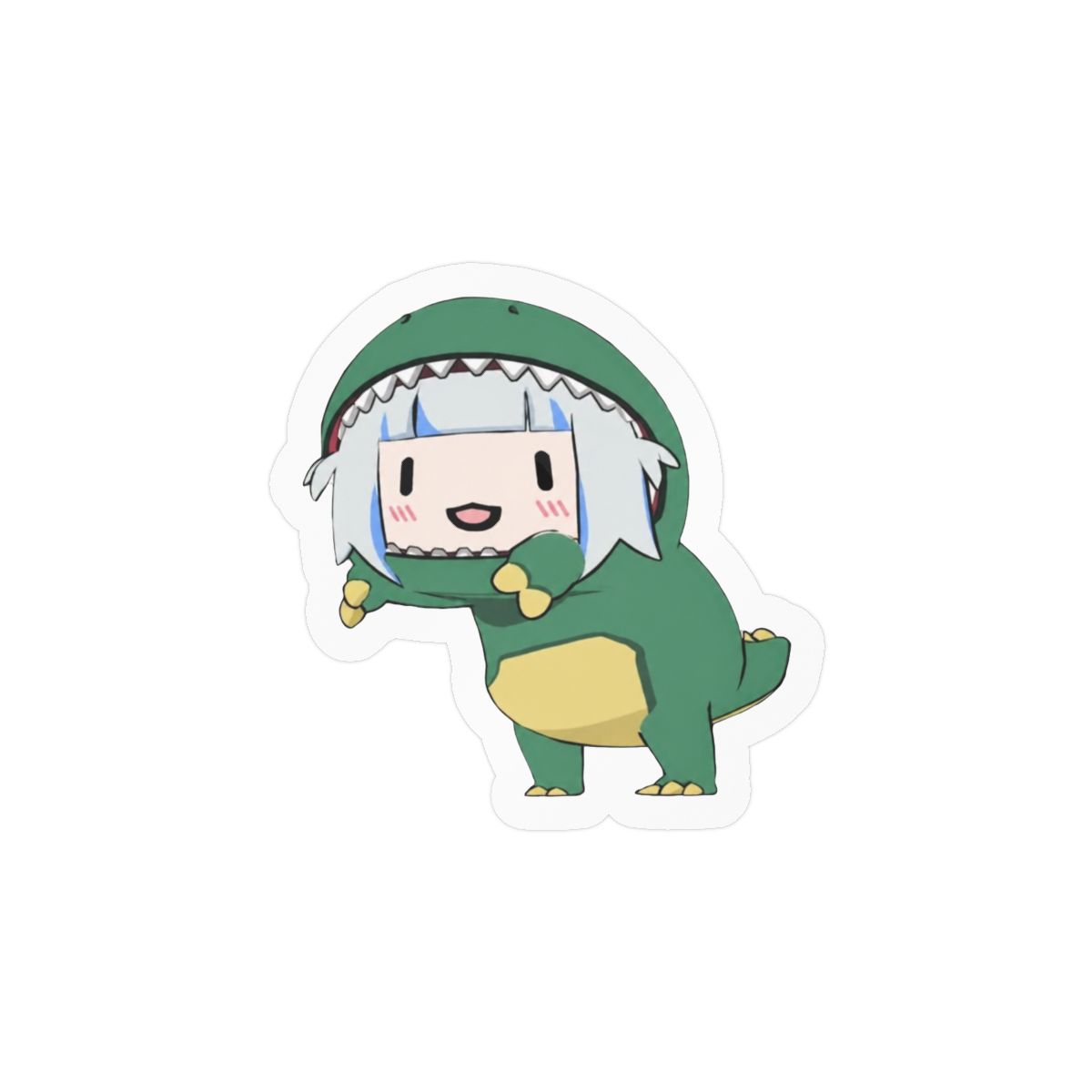 Dino Gura Cute Sticker | Adorable Vinyl Decal - alternate angle 1, merchandise