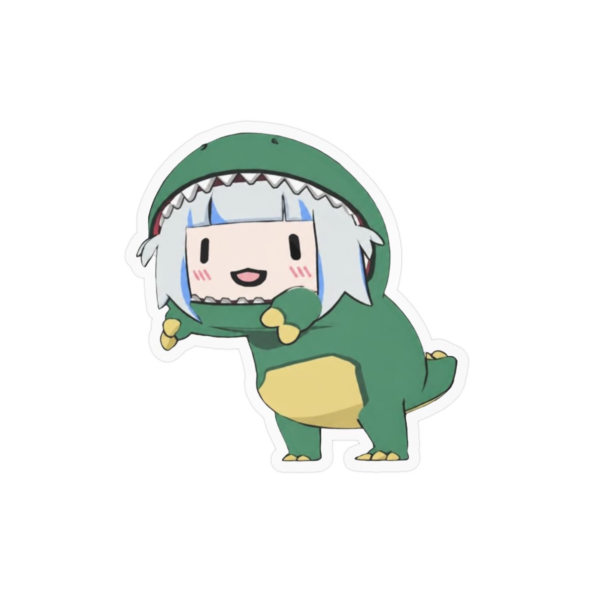 Dino Gura Cute Sticker | Adorable Vinyl Decal - alternate angle 3, merchandise
