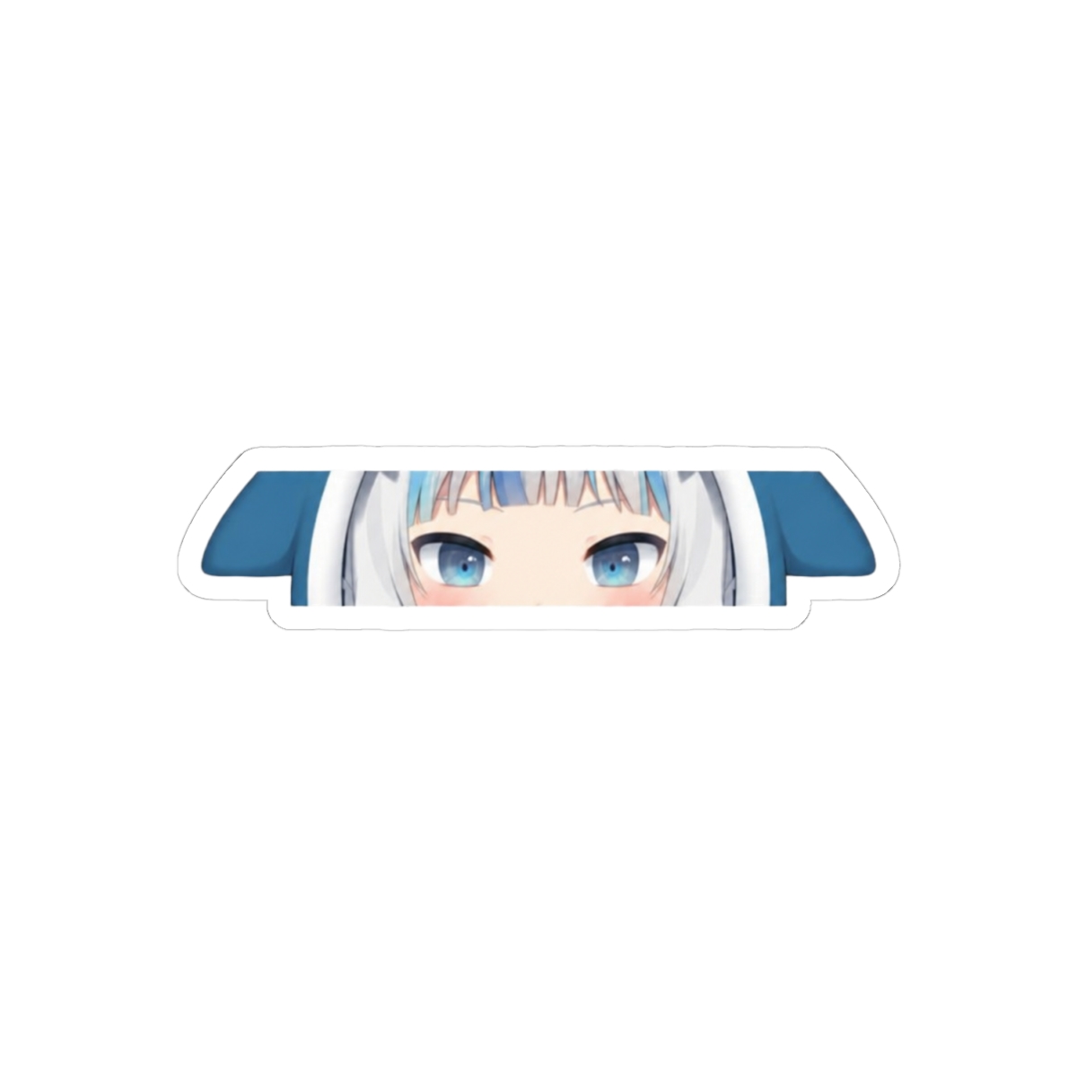 Gura Gura Eyes Sticker - alternate angle 2, merchandise