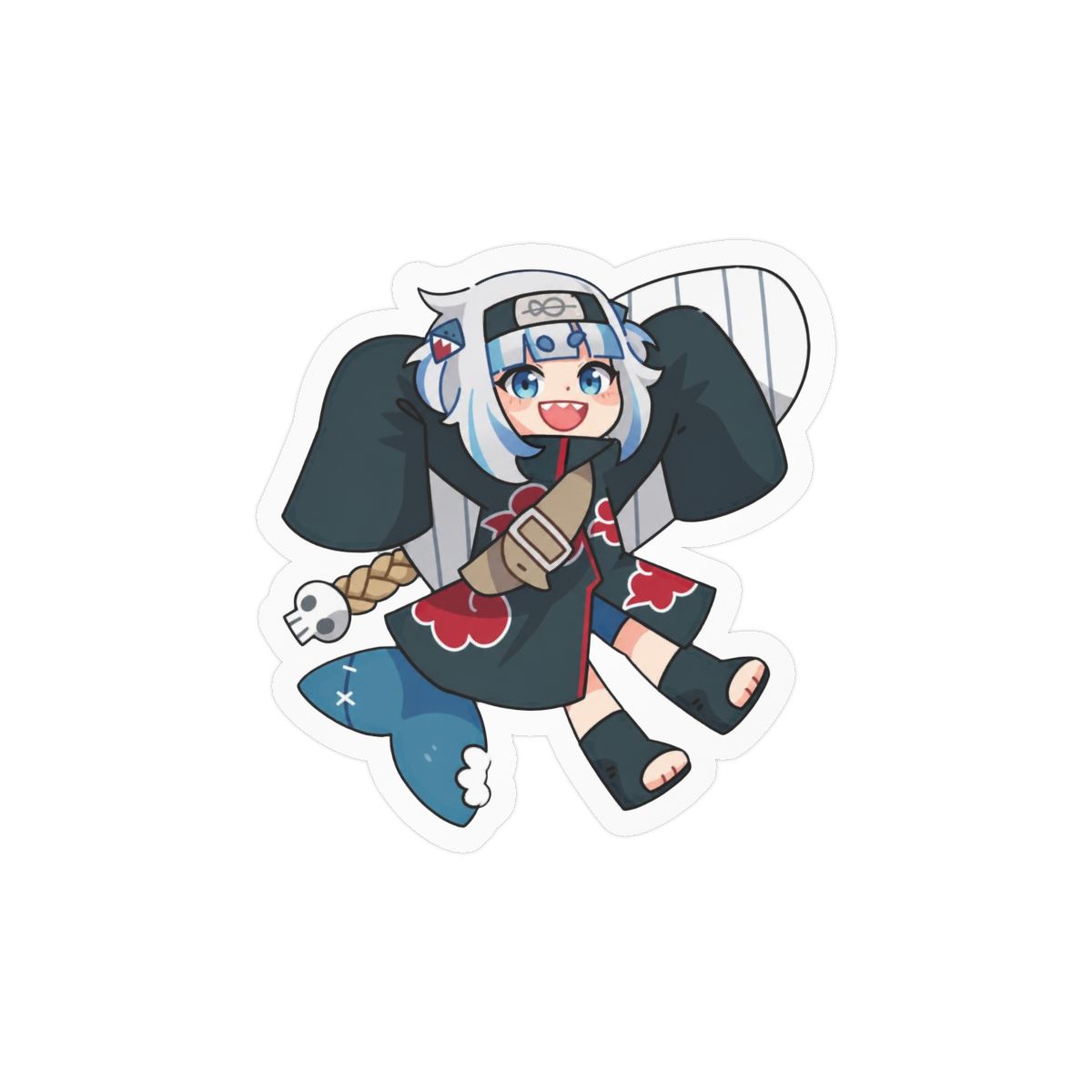 Gura Holotsuki Sticker | Cute Vinyl Decal - alternate angle 2, merchandise