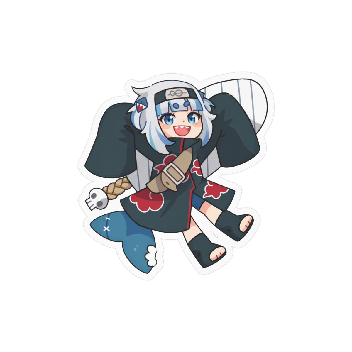 Gura Holotsuki Sticker | Cute Vinyl Decal