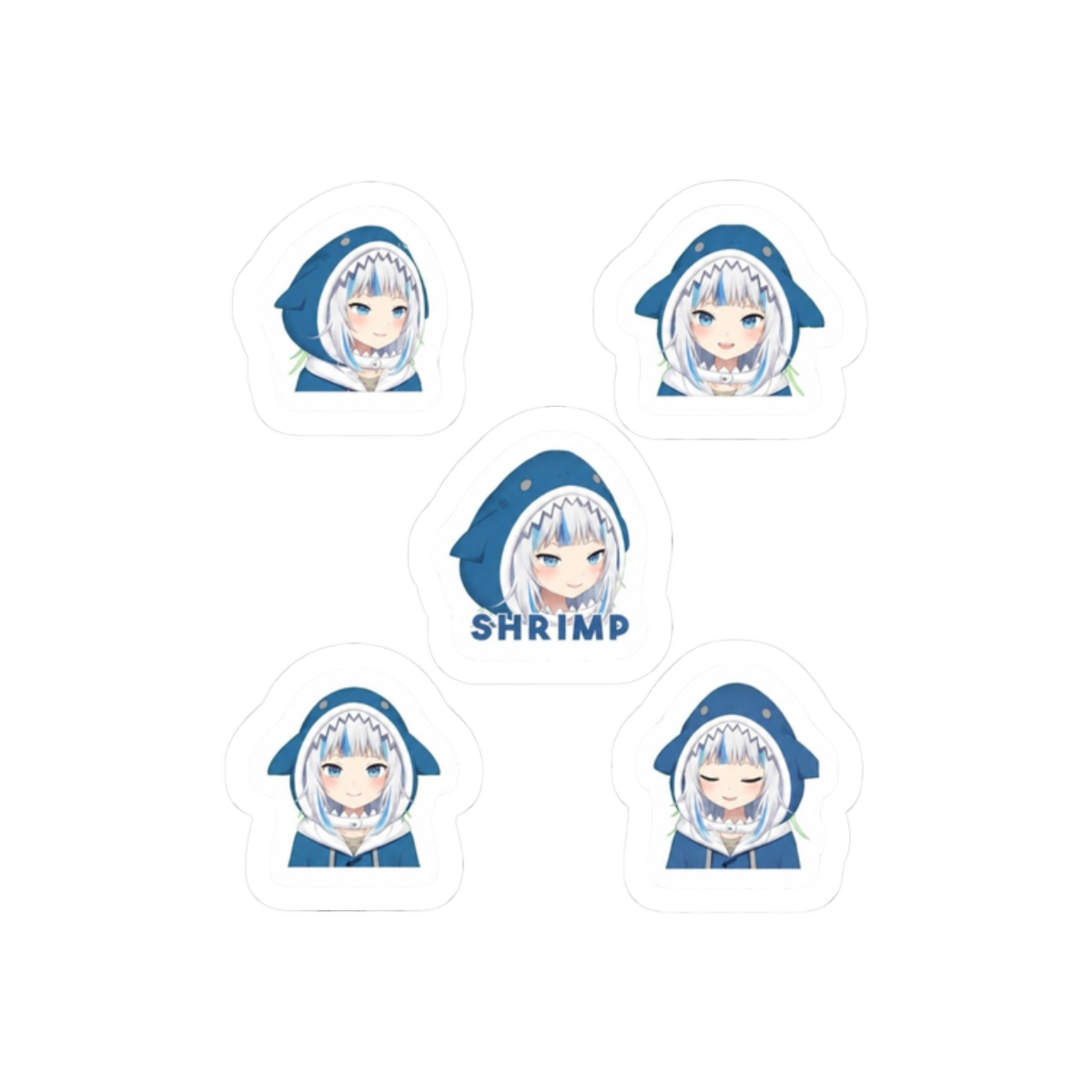 Gawr Gura Peeker - Shrimp pack - alternate angle 3, merchandise