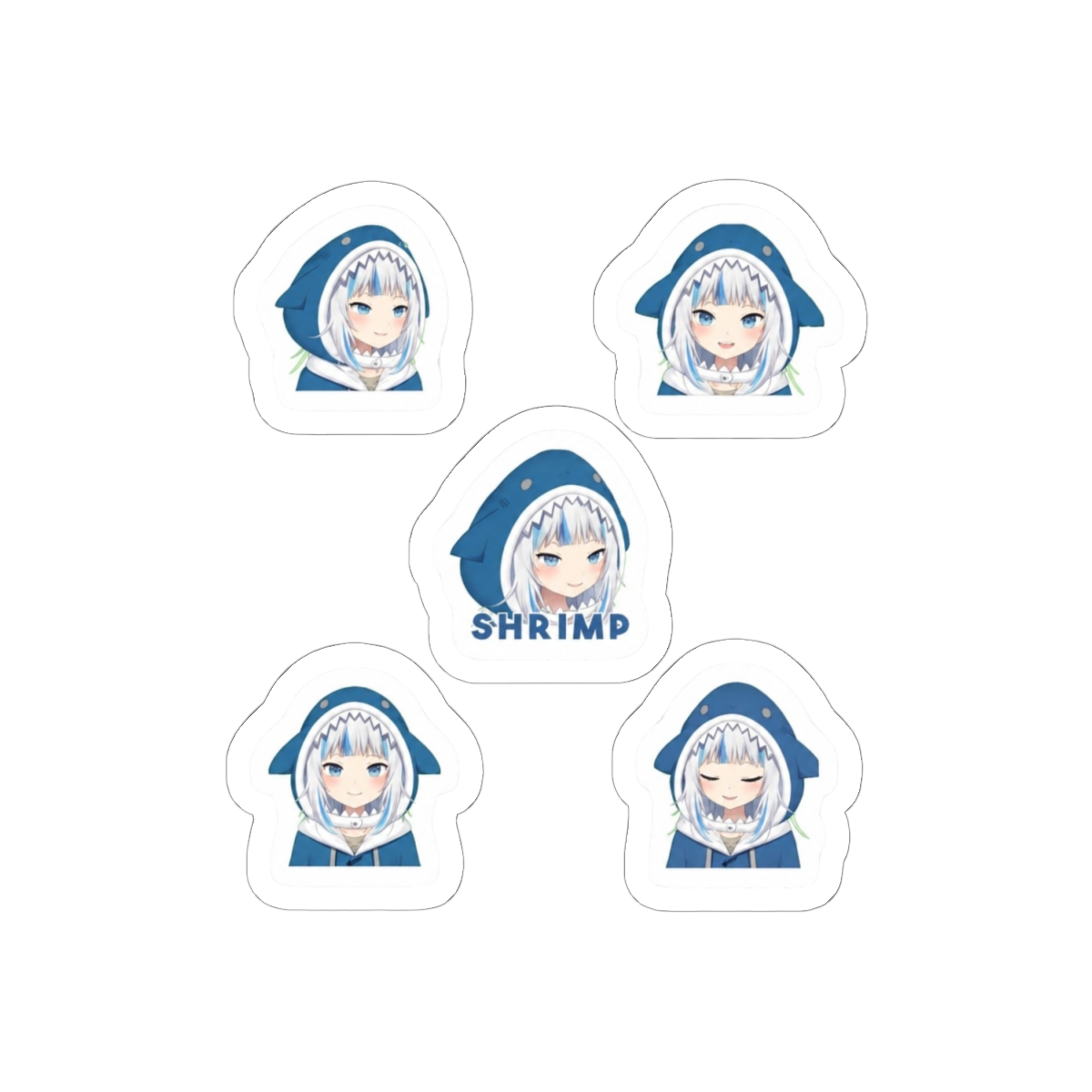 Gawr Gura Peeker - Shrimp pack - alternate angle 1, merchandise