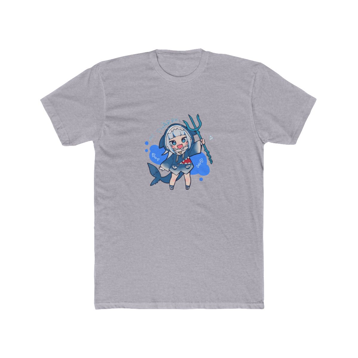 Cute Gawr Gura Shark Hololive VTuber T-Shirt - alternate angle 4, merchandise