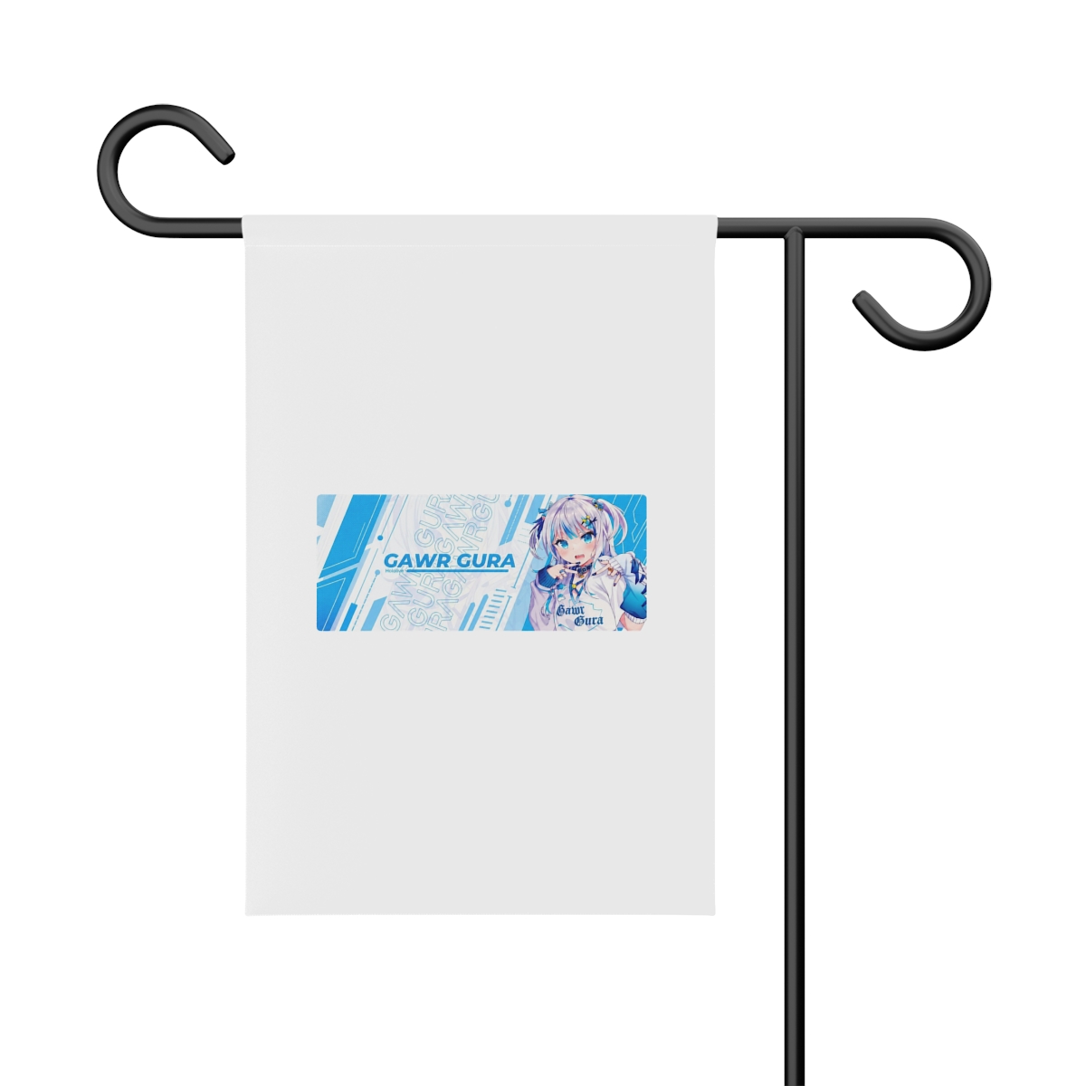 Kawaii Gawr Gura Hololive Banner - alternate angle 1, merchandise