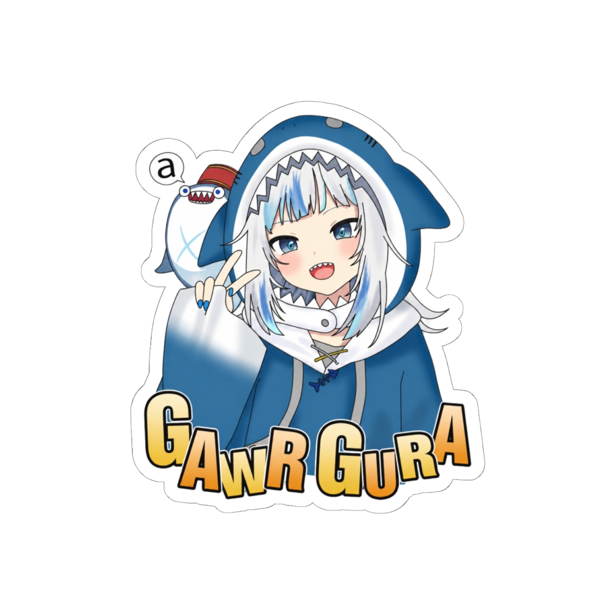 Gawr Gura Hololive Virtual Youtuber - alternate angle 1, merchandise