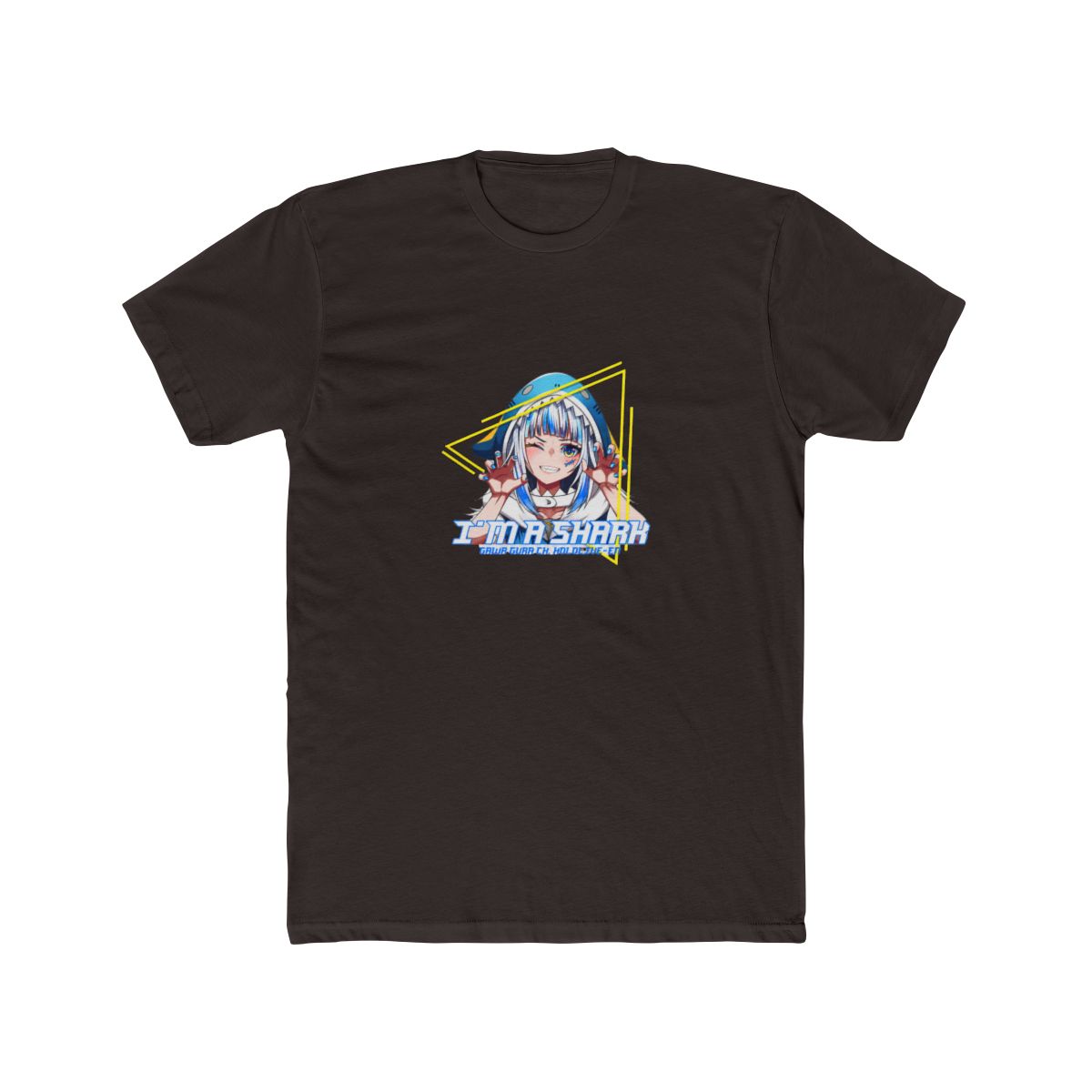 Hololive EN - Gawr Gura Retro Style T-Shirt - alternate angle 2, merchandise