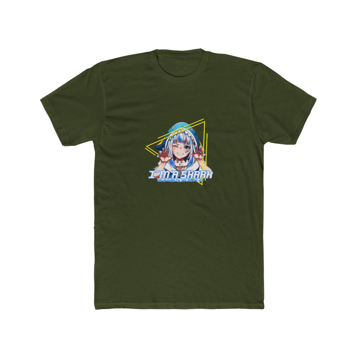 Hololive EN - Gawr Gura Retro Style T-Shirt - alternate angle 5, merchandise