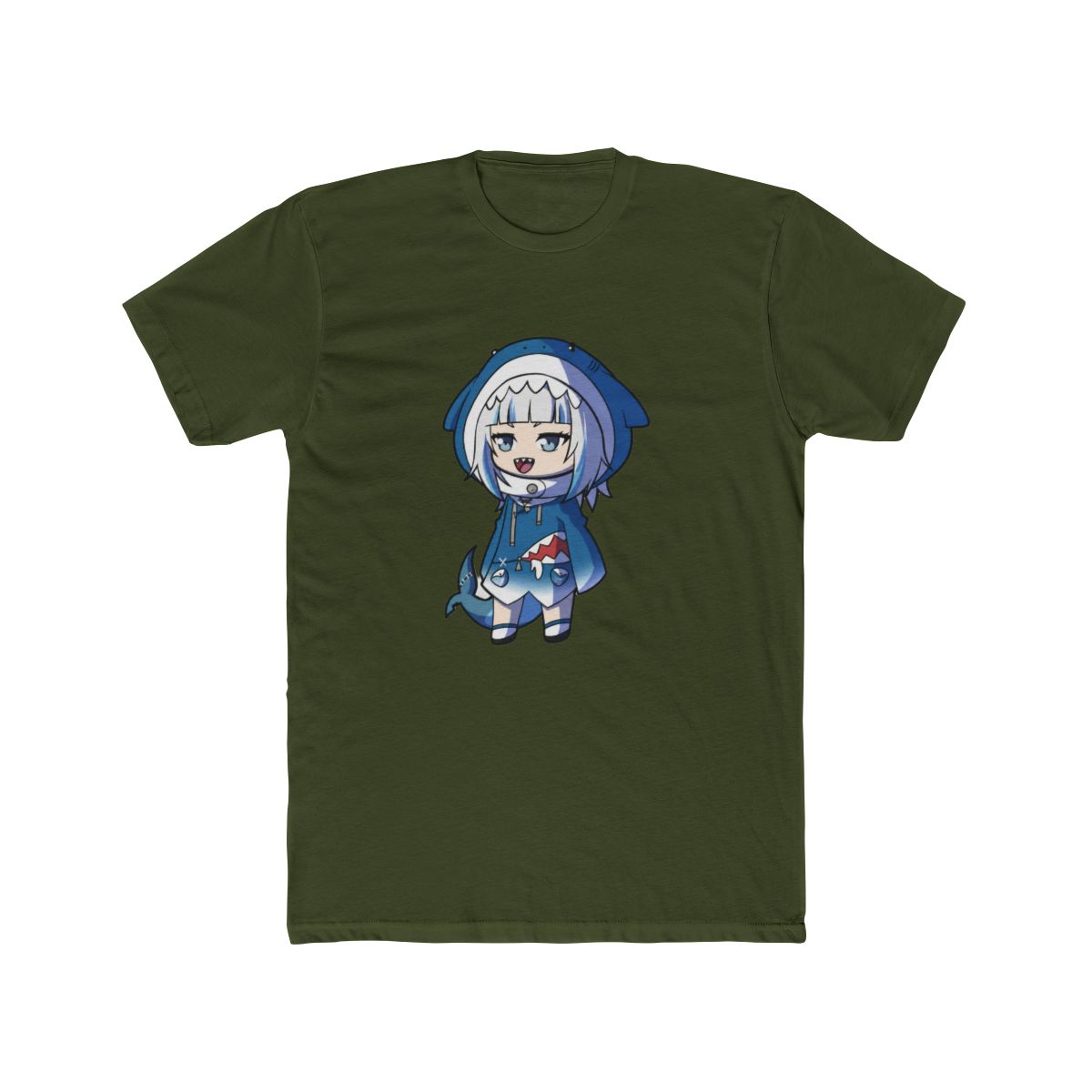 Chibi Gawr Gura - Hololive T-Shirt - alternate angle 4, merchandise