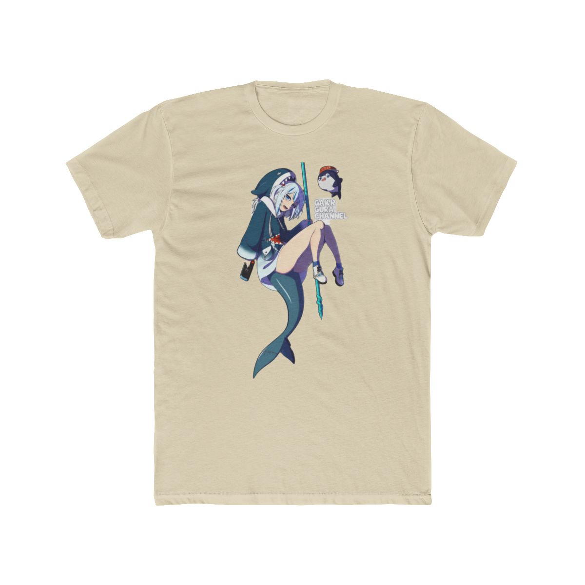 Hololive EN - Gawr Gura Channel 2 T-Shirt - alternate angle 4, merchandise