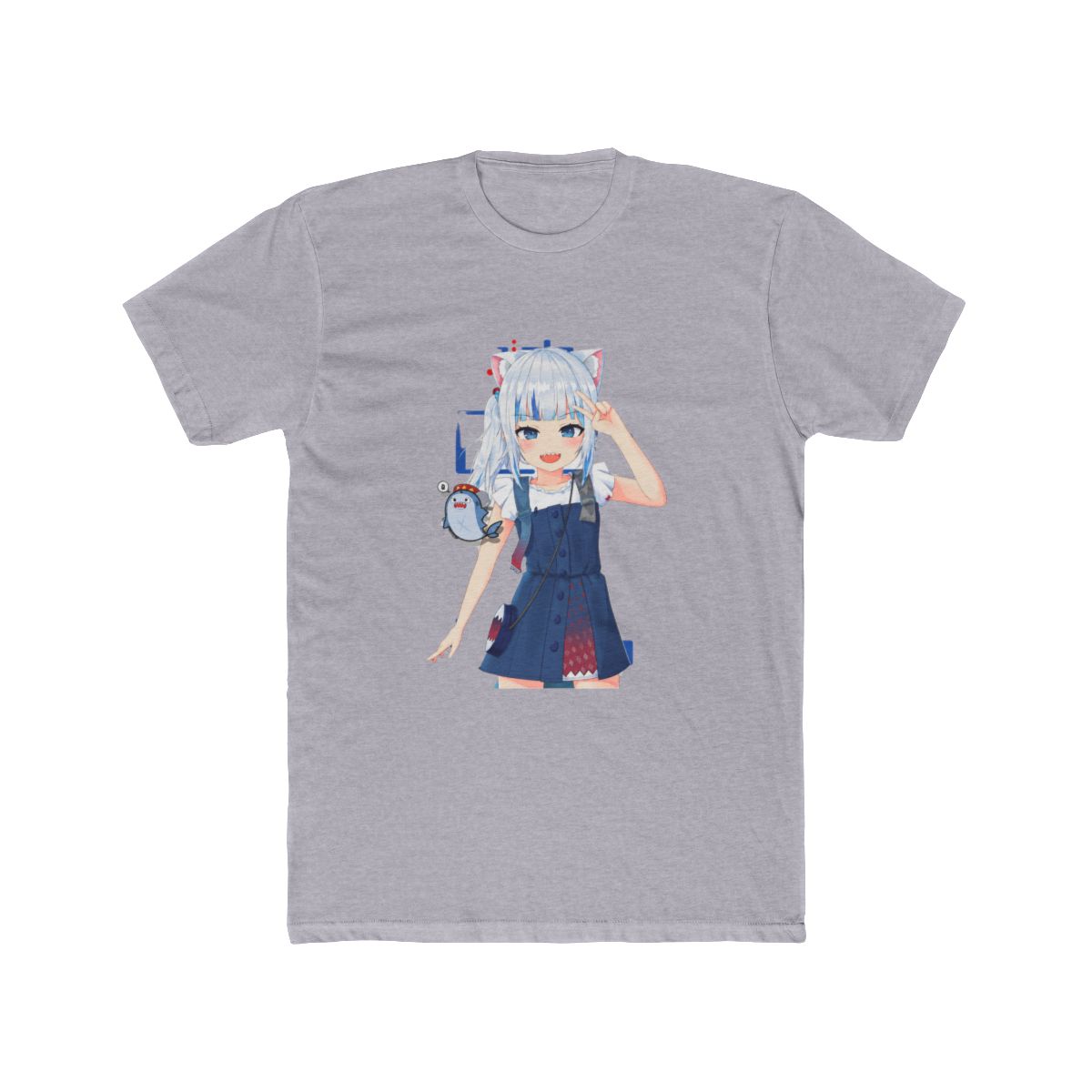 Hololive EN - Gawr Gura T-Shirt - alternate angle 4, merchandise