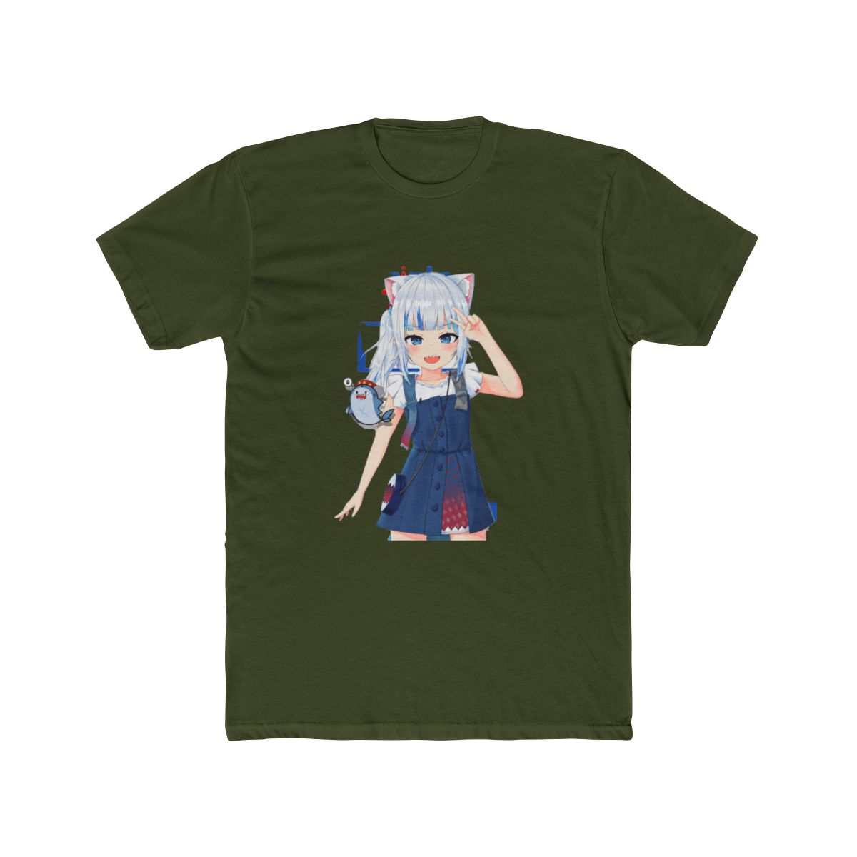 Hololive EN - Gawr Gura T-Shirt - alternate angle 5, merchandise