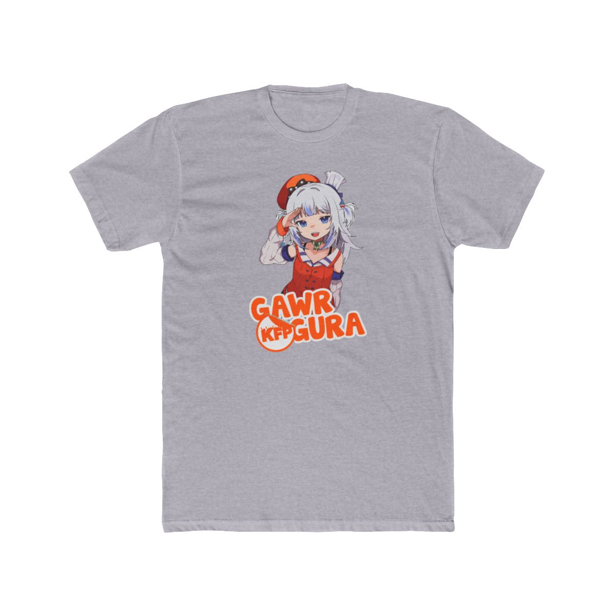 Hololive EN - Gawr Gura x KFP (Kiara Fried Phoenix Takanashi Kiara) T-Shirt - alternate angle 4, merchandise