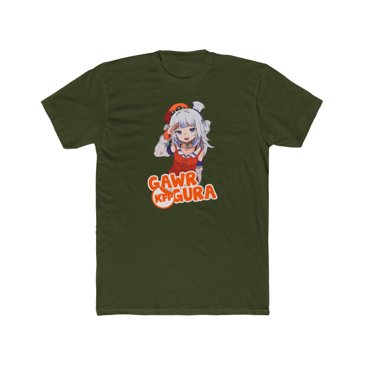 Hololive EN - Gawr Gura x KFP (Kiara Fried Phoenix Takanashi Kiara) T-Shirt - alternate angle 5, merchandise