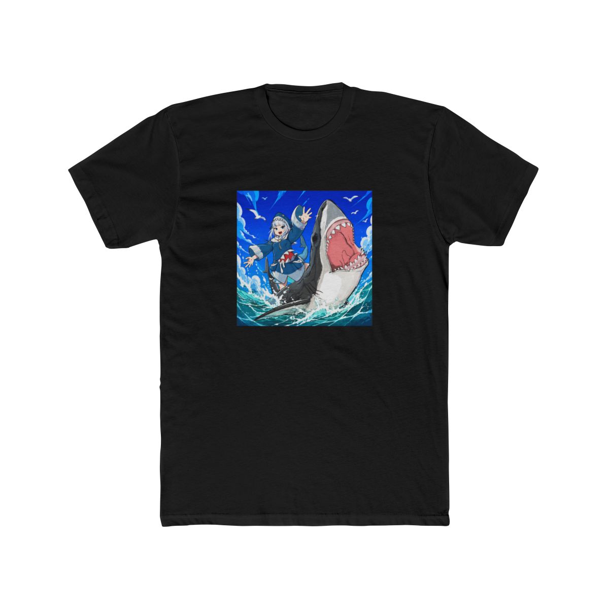 Hololive EN - Gawr Gura With Shark T-Shirt