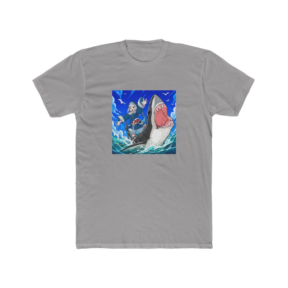 Hololive EN - Gawr Gura With Shark T-Shirt - Official T-Shirts merchandise