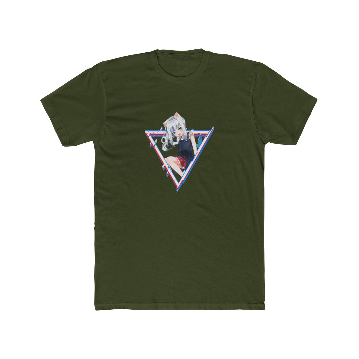 Hololive EN - Gawr Gura Catshark T-Shirt - alternate angle 5, merchandise