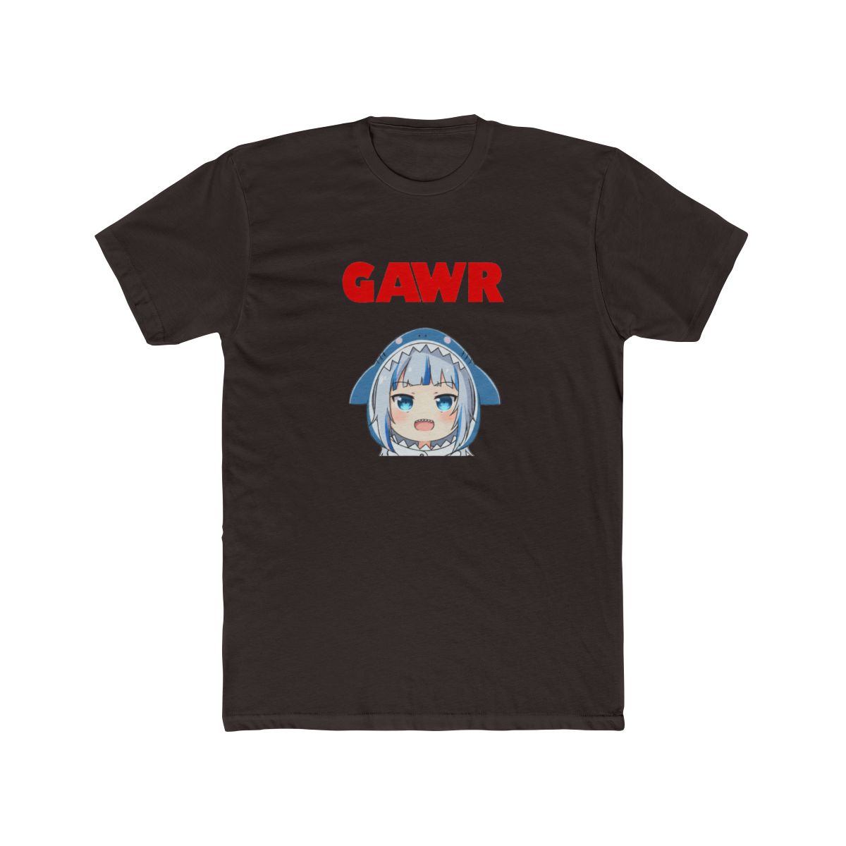 Hololive EN - Gawr Gura J*ws Parody T-Shirt - alternate angle 2, merchandise