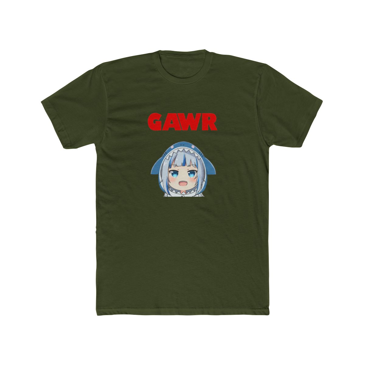 Hololive EN - Gawr Gura J*ws Parody T-Shirt - alternate angle 5, merchandise