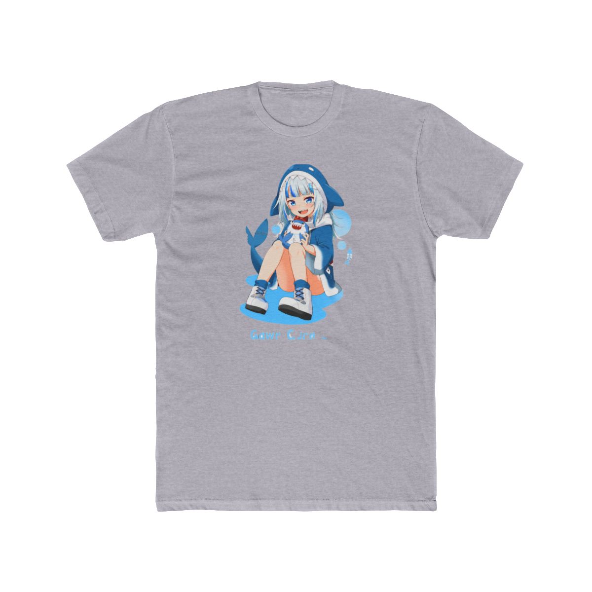 Hololive EN - Gawr Gura Ch. T-Shirt - alternate angle 4, merchandise