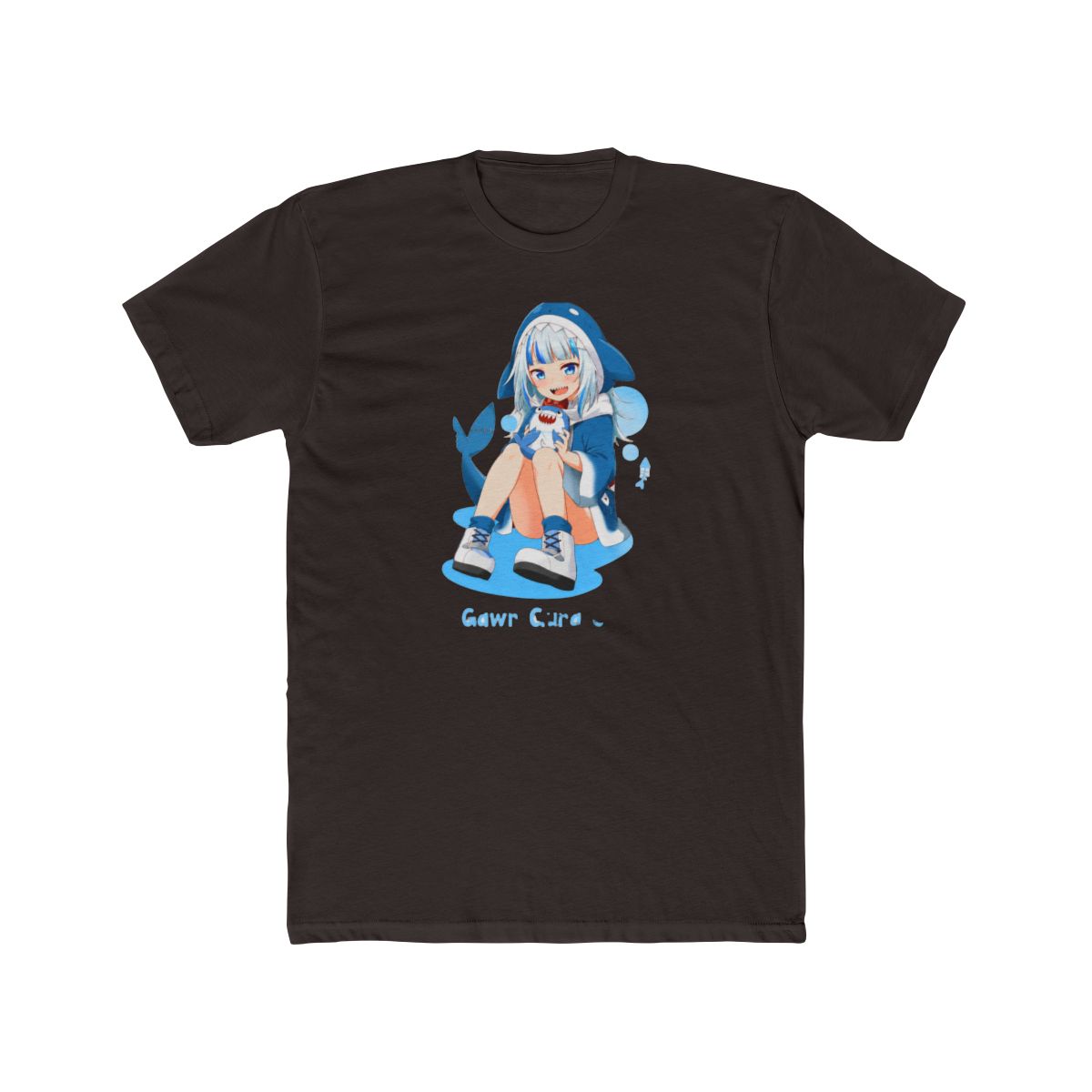 Hololive EN - Gawr Gura Ch. T-Shirt - alternate angle 2, merchandise