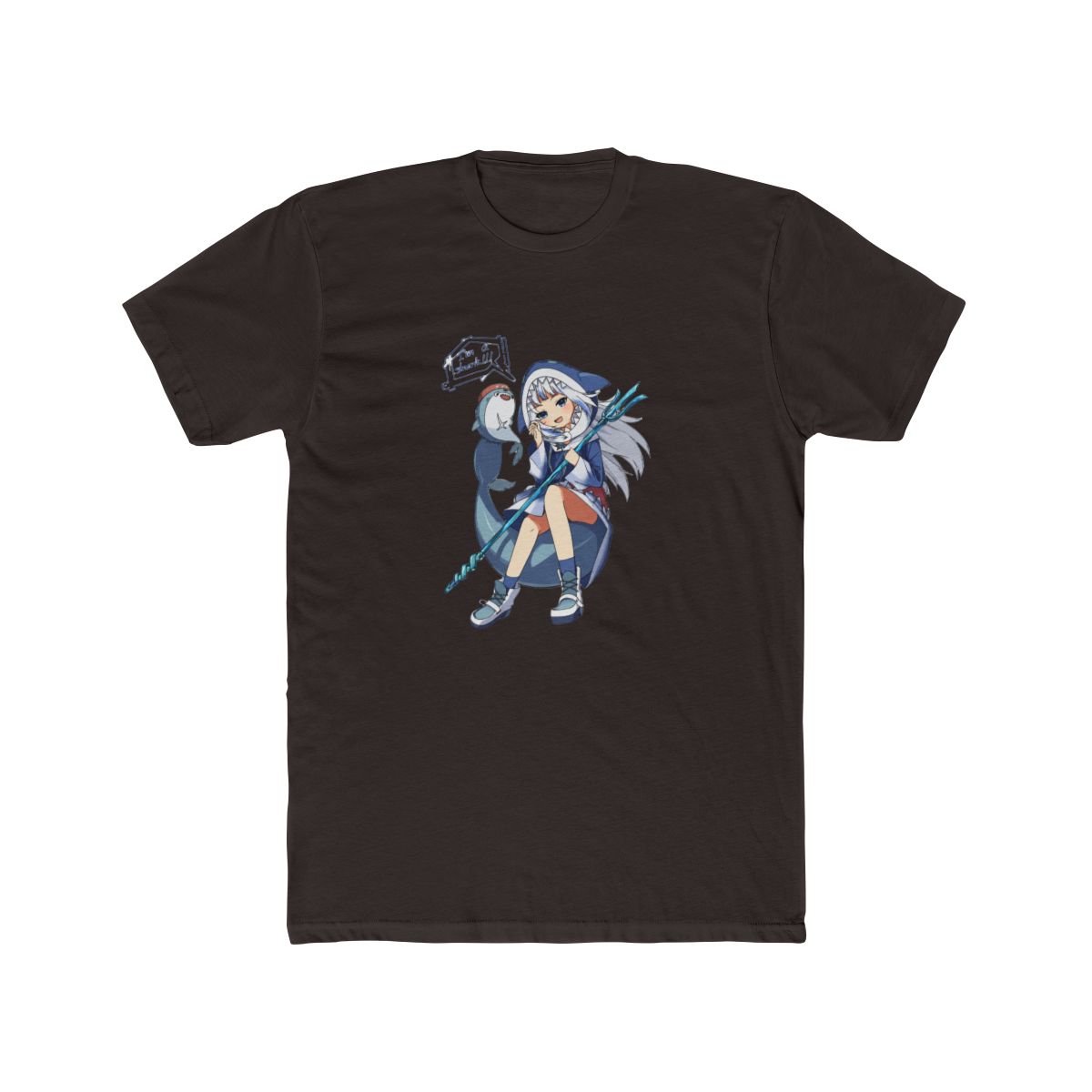 Hololive EN - I'm a Shark! Gawr Gura T-Shirt - alternate angle 2, merchandise