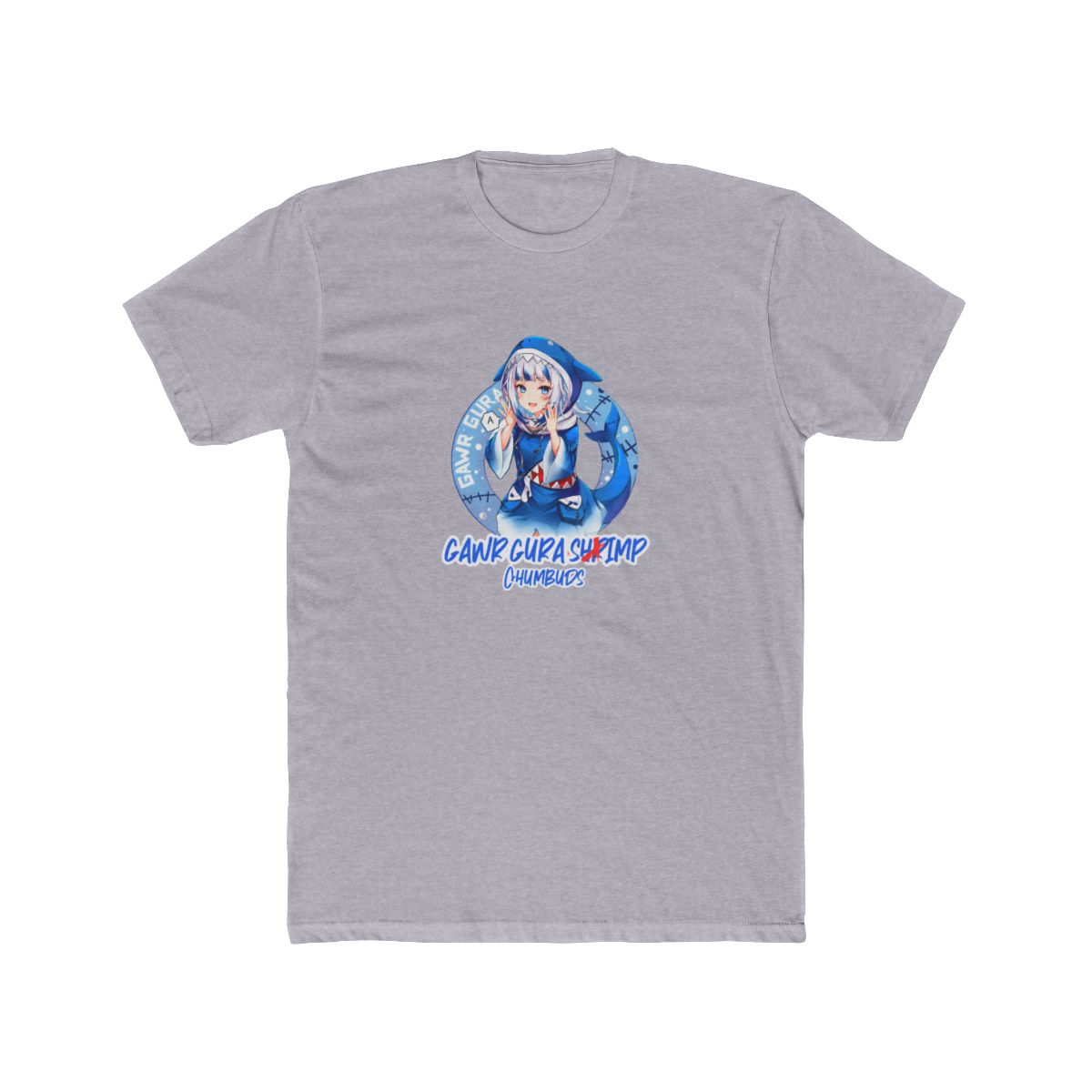 Hololive EN - Gawr Gura Simp T-Shirt - alternate angle 4, merchandise