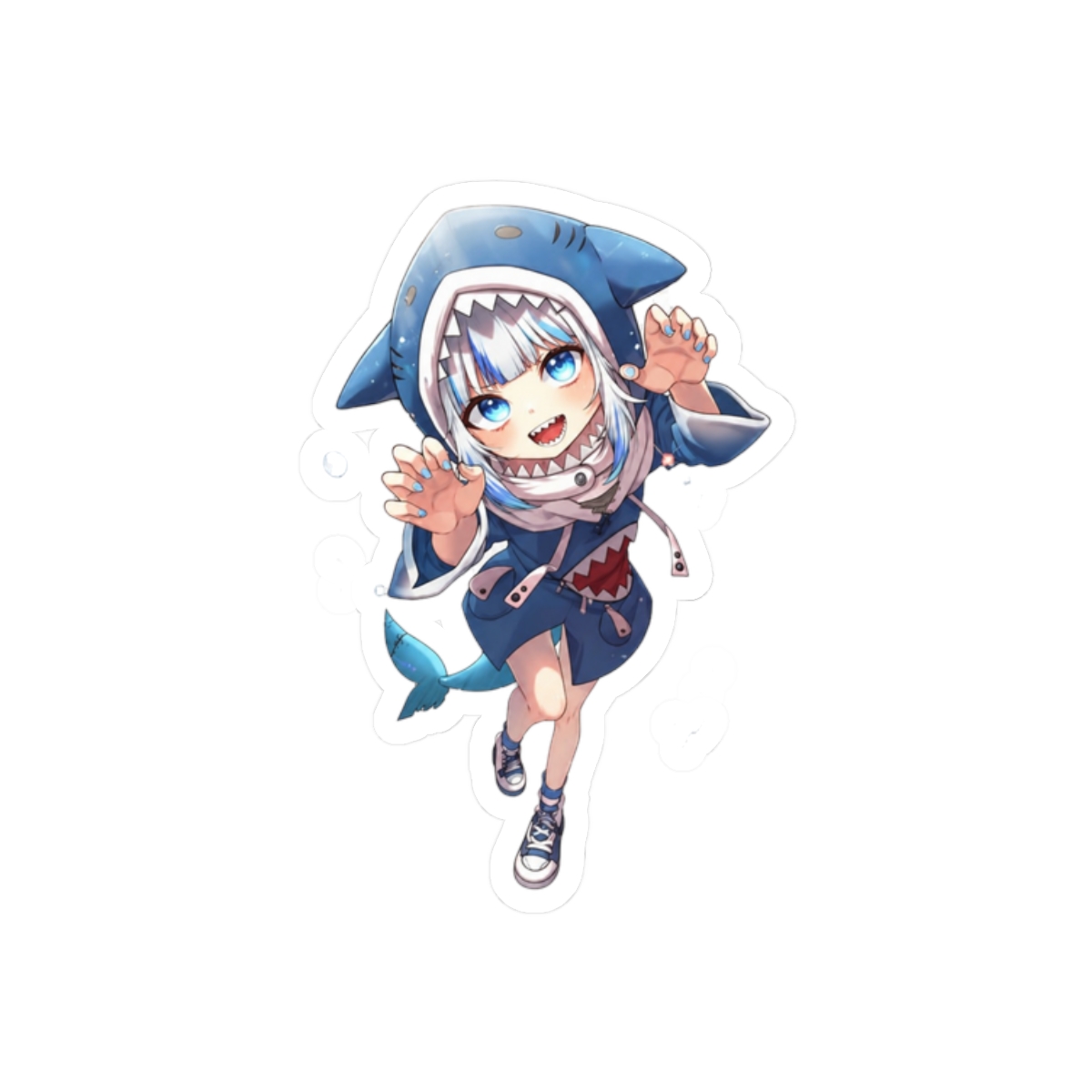 Gawr Gura | Hololive English HoloEN Holomyth | Vtuber Virtual Youtuber | Kawaii Shark Girl - alternate angle 3, merchandise