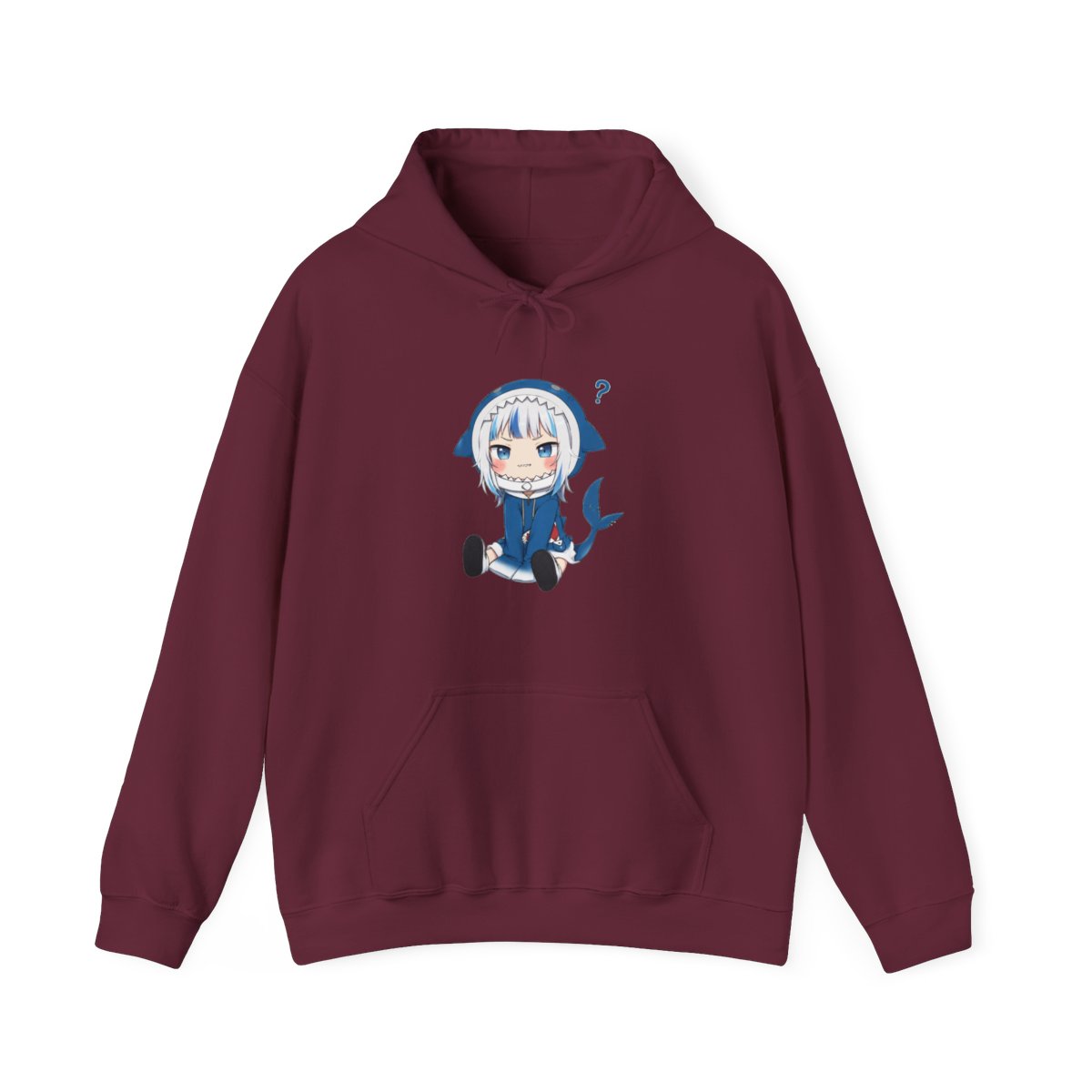 Adorable Gawr Gura Shark VTuber Hoodie - alternate angle 3, merchandise
