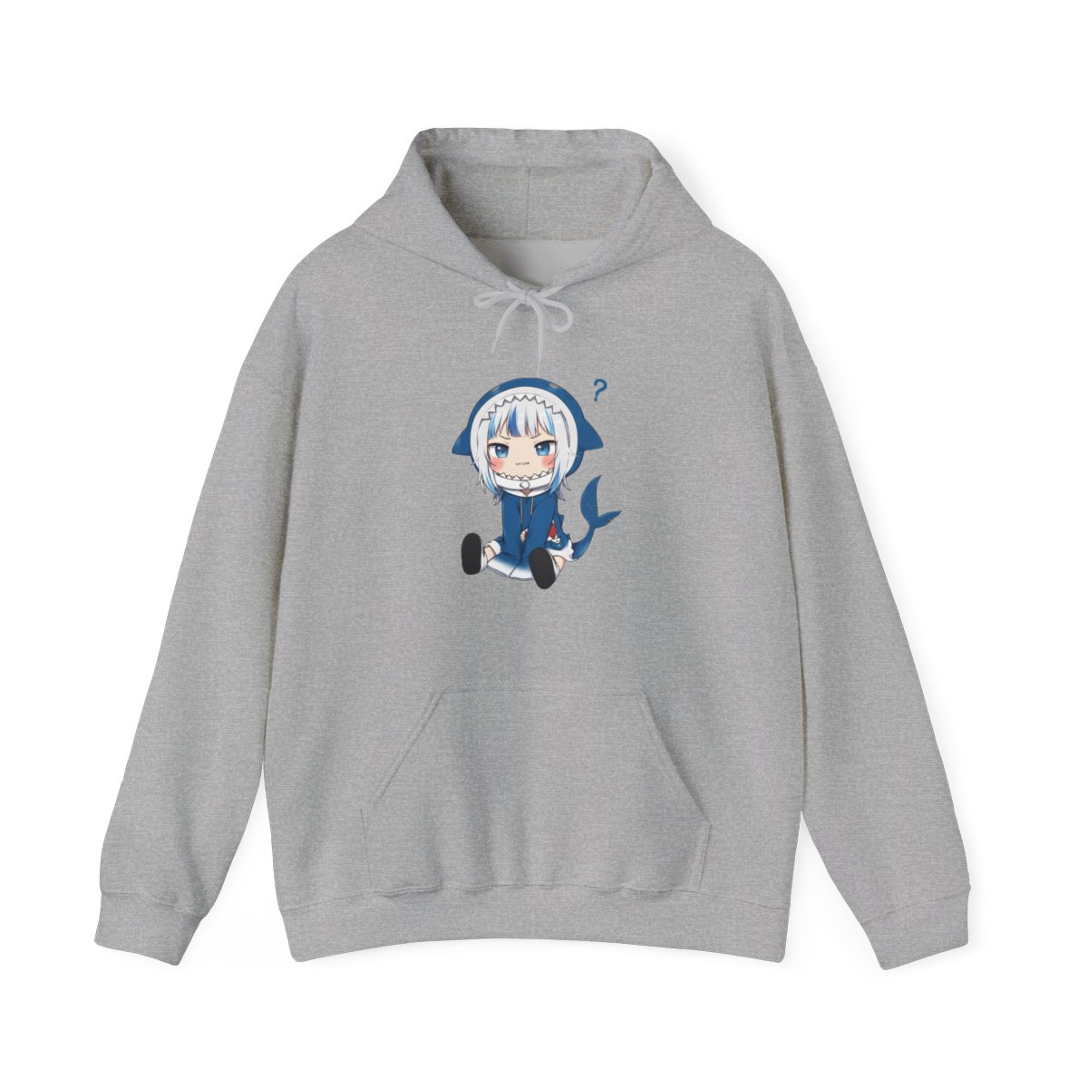Adorable Gawr Gura Shark VTuber Hoodie - alternate angle 2, merchandise