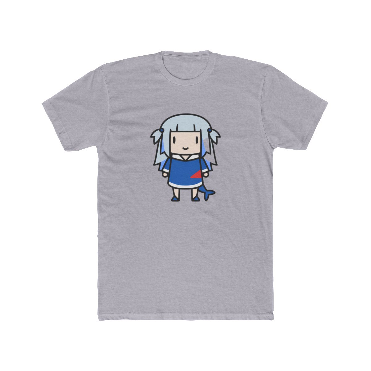 Hololive - Mini Gawr Gura T-Shirt - alternate angle 3, merchandise